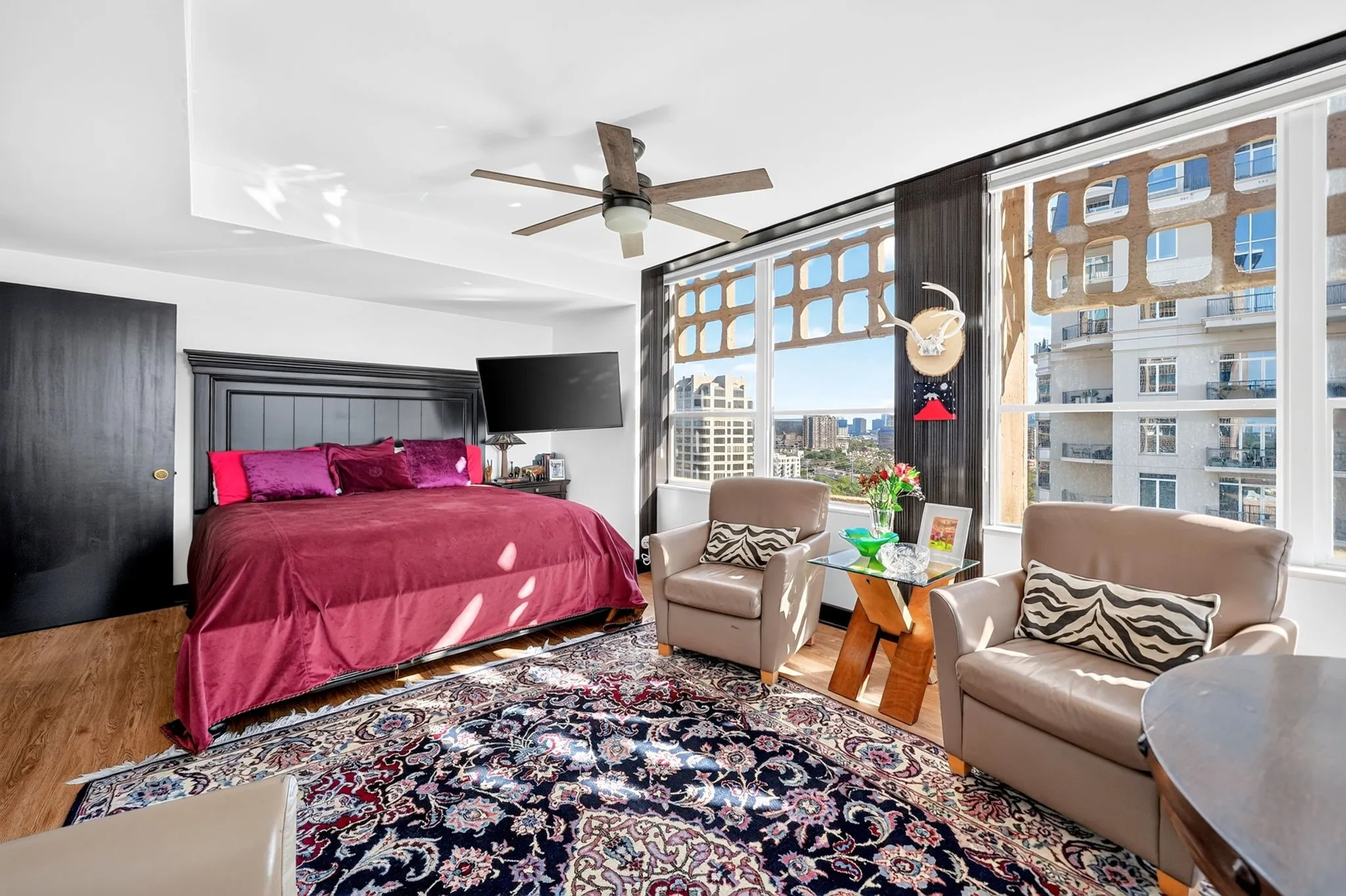 Primary Suite with a view of Turtle Creek