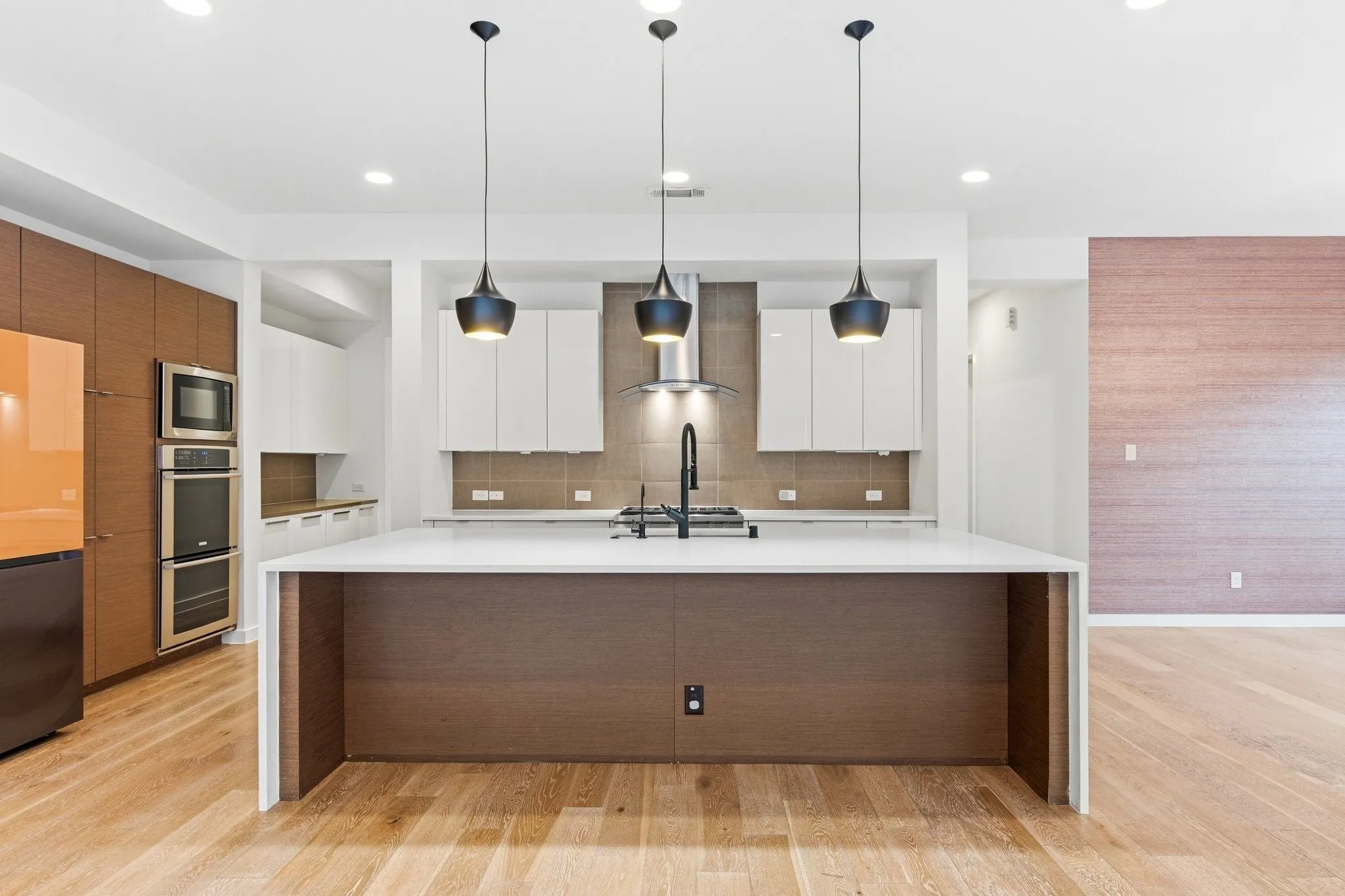 Abundant soft-close storage and expansive prep surfaces for everyday cooking and hosting.