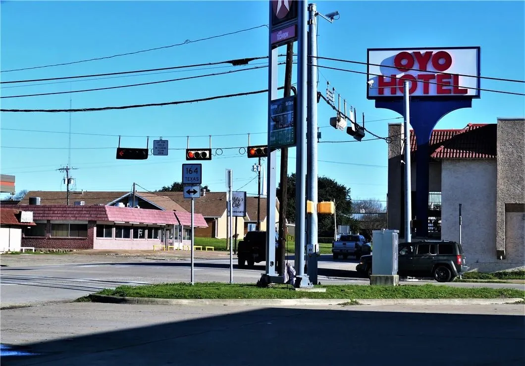 View from the intersection of SH 164 and SH 14.