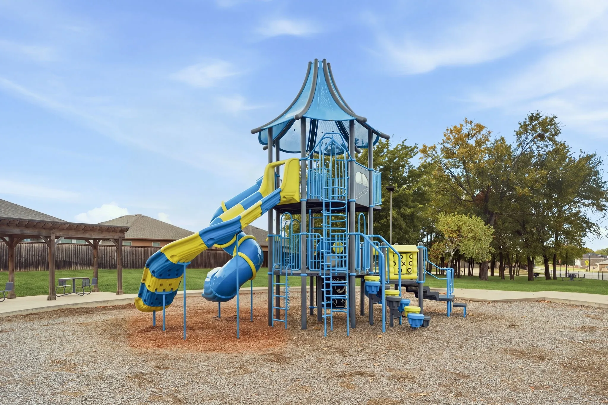 Also at the community clubhouse area is this resident playground.