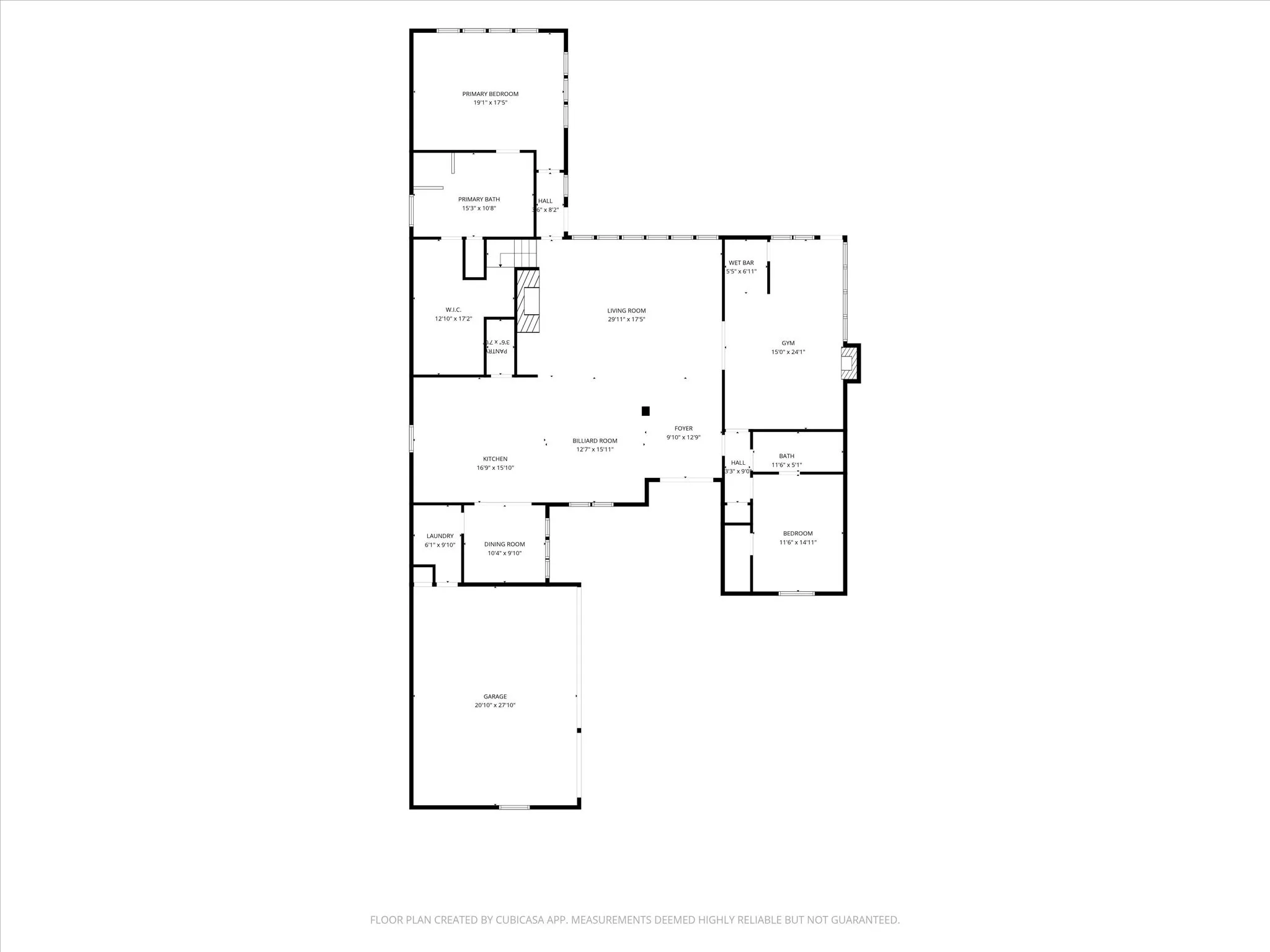 More than 2,800 square feet on the main level, including the primary suite and a second bedroom/bath.