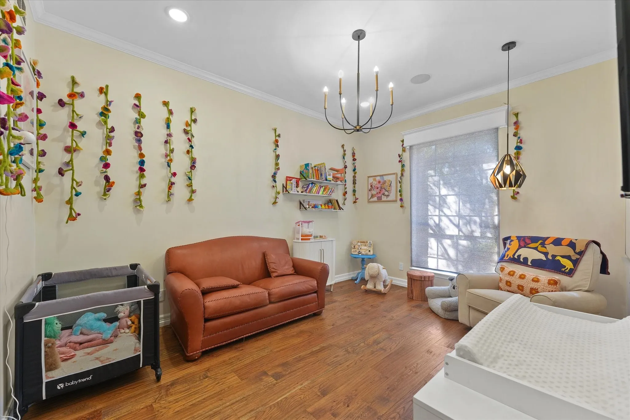 Second main-floor bedroom with direct access to a full bath.