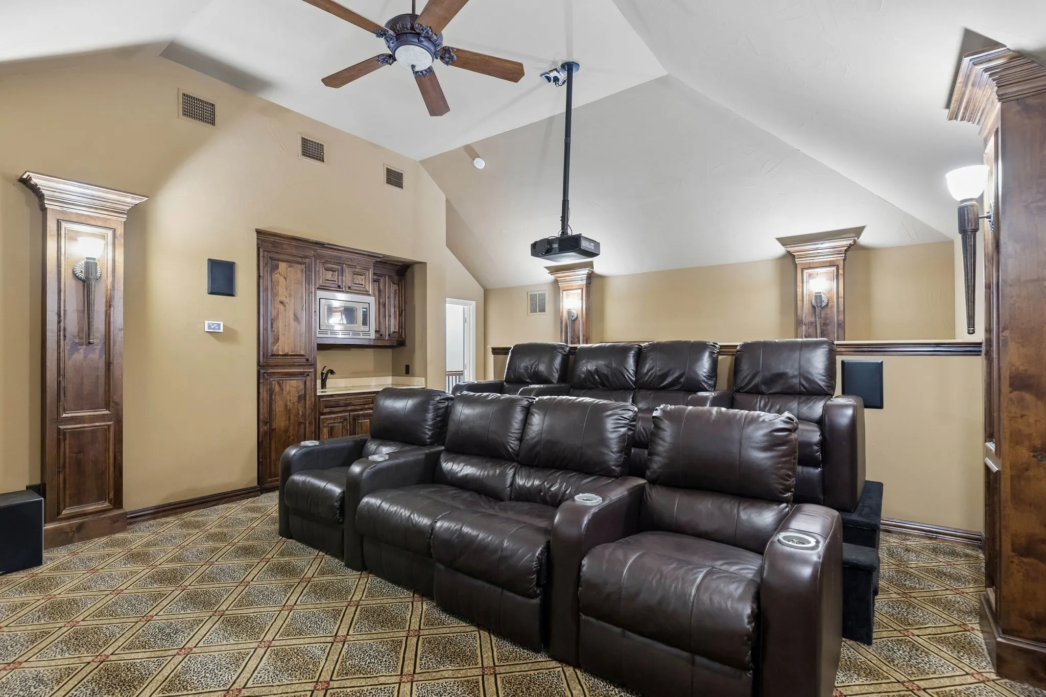 Large media room