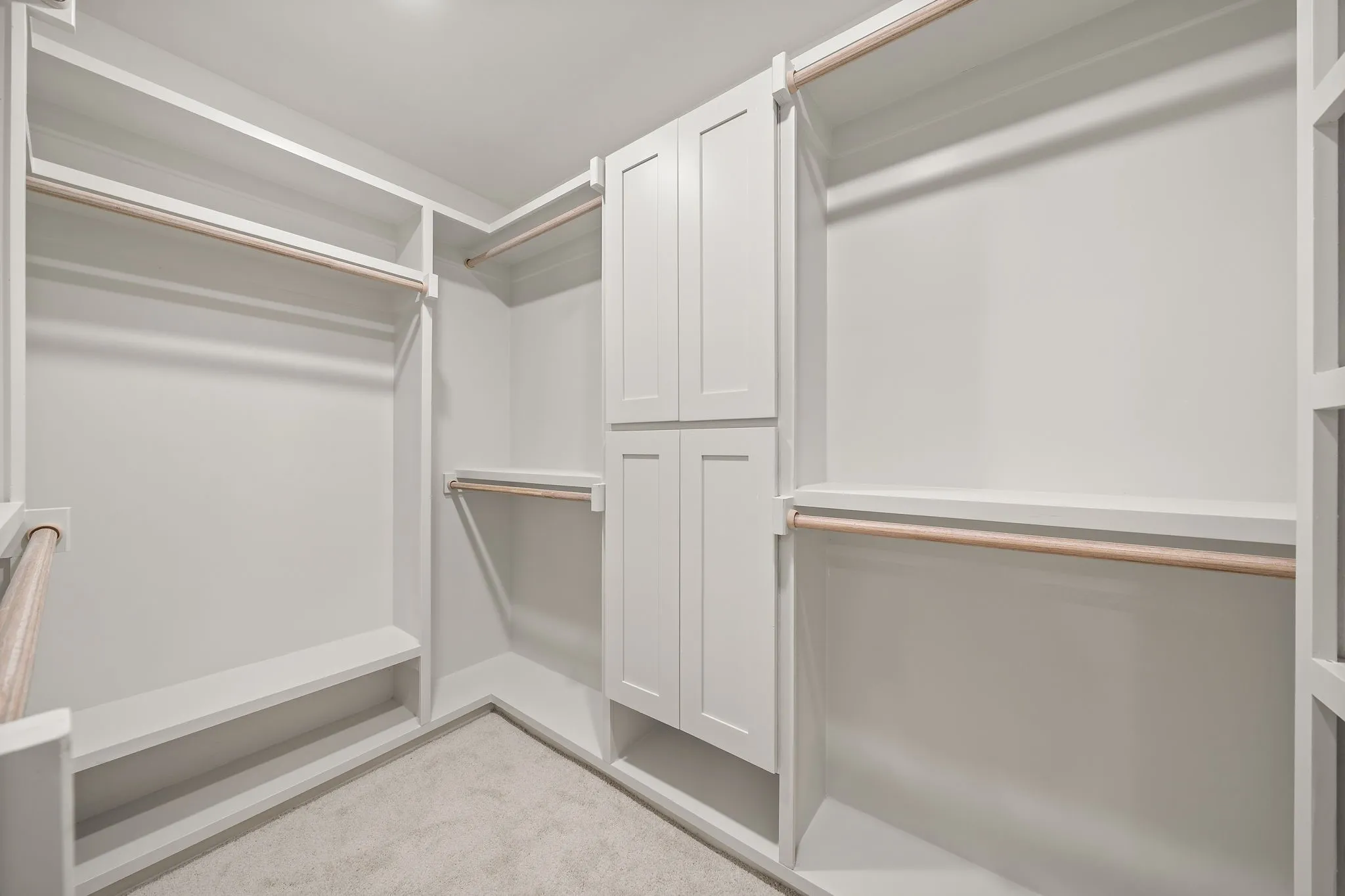 One of three master bedroom closets