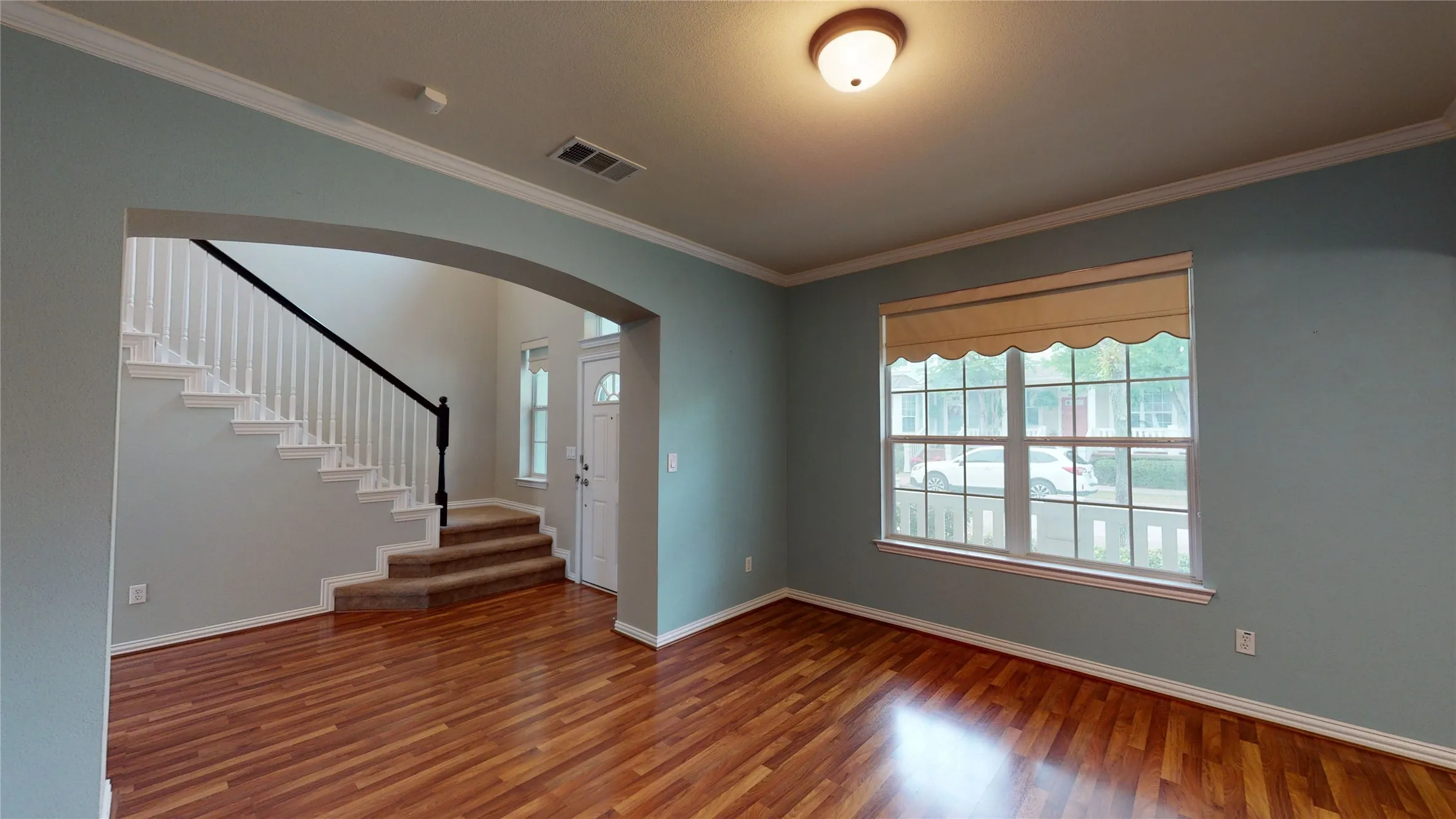 Formal living or dining or office room