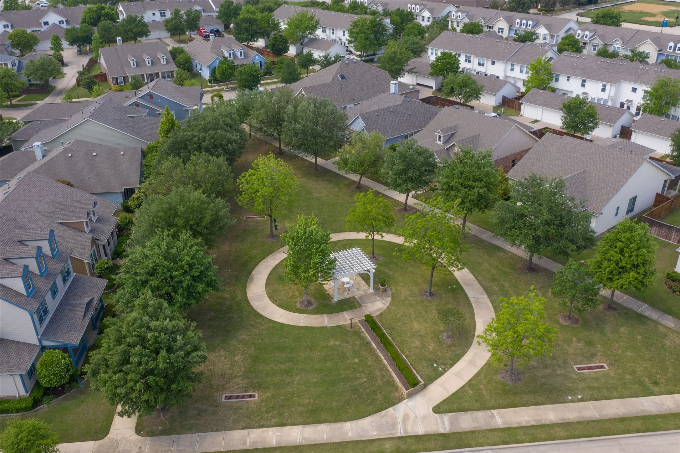 Parks and trees abound throughout Home Town.