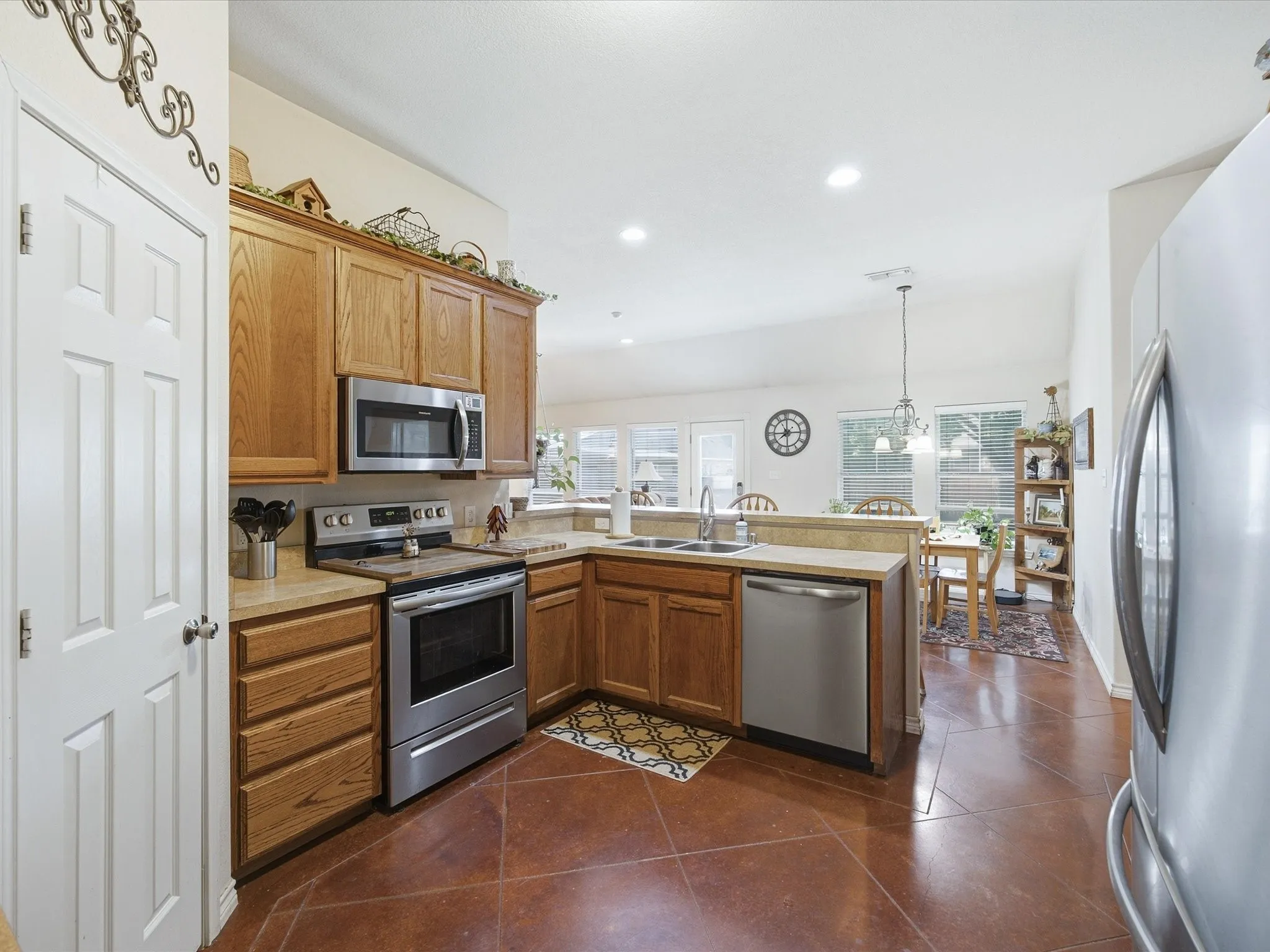 nice size pantry completes the kitchen