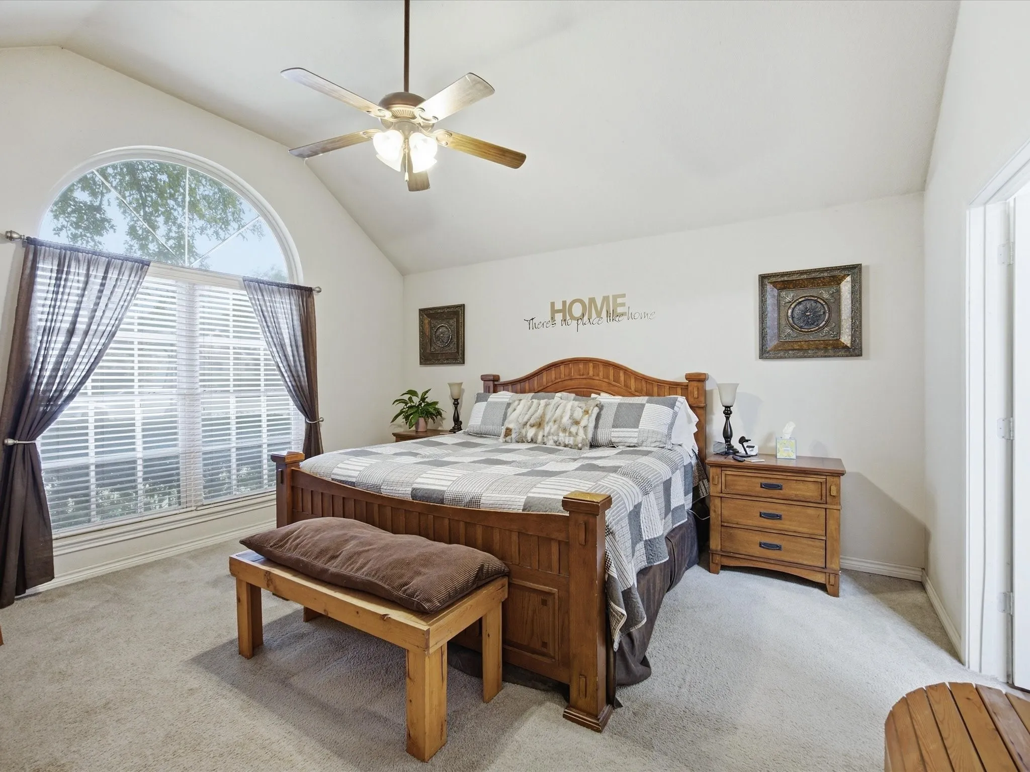 Primary bedroom- this is a split floorplan