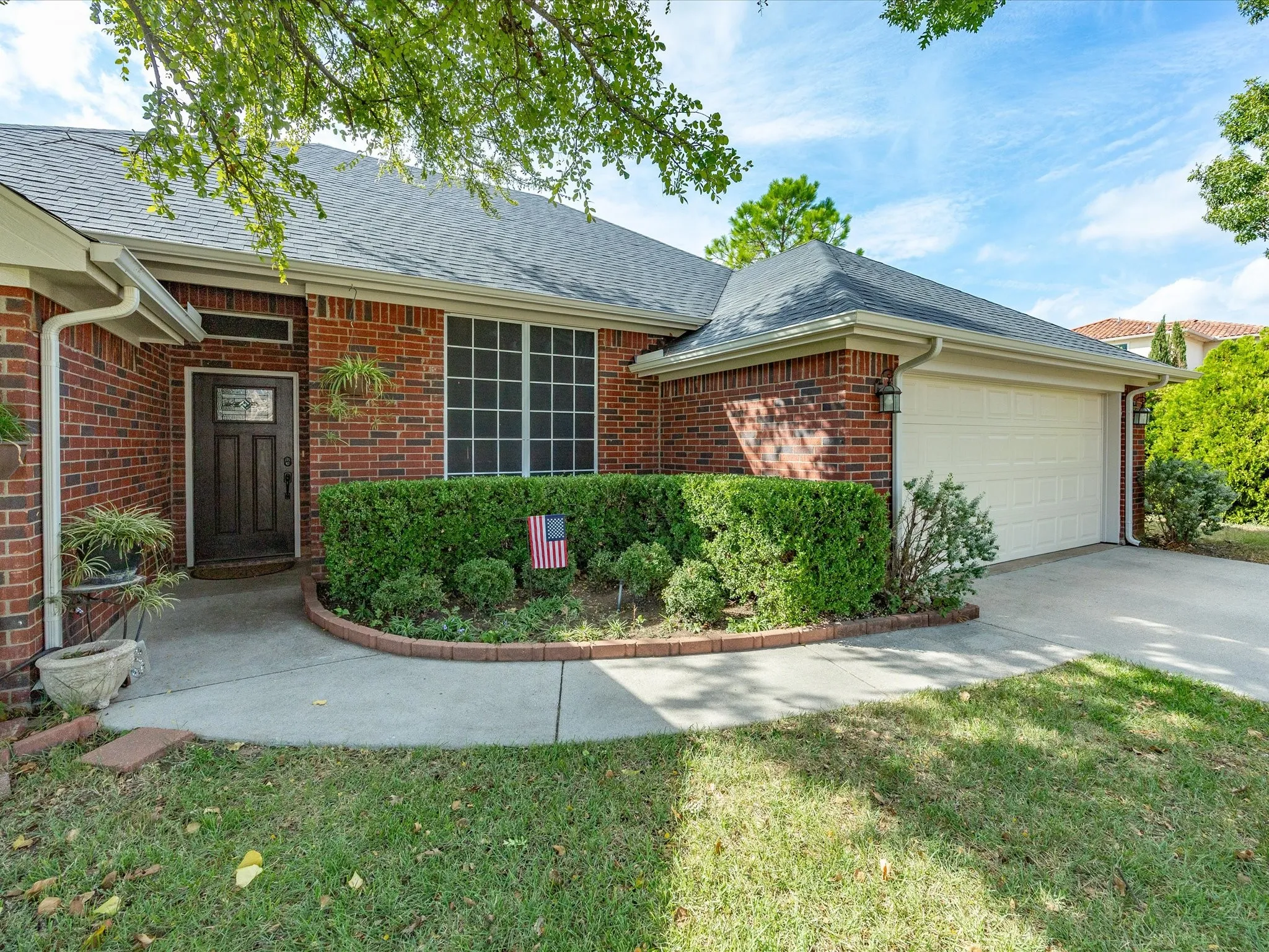 Landscaped and in an established neighborhood