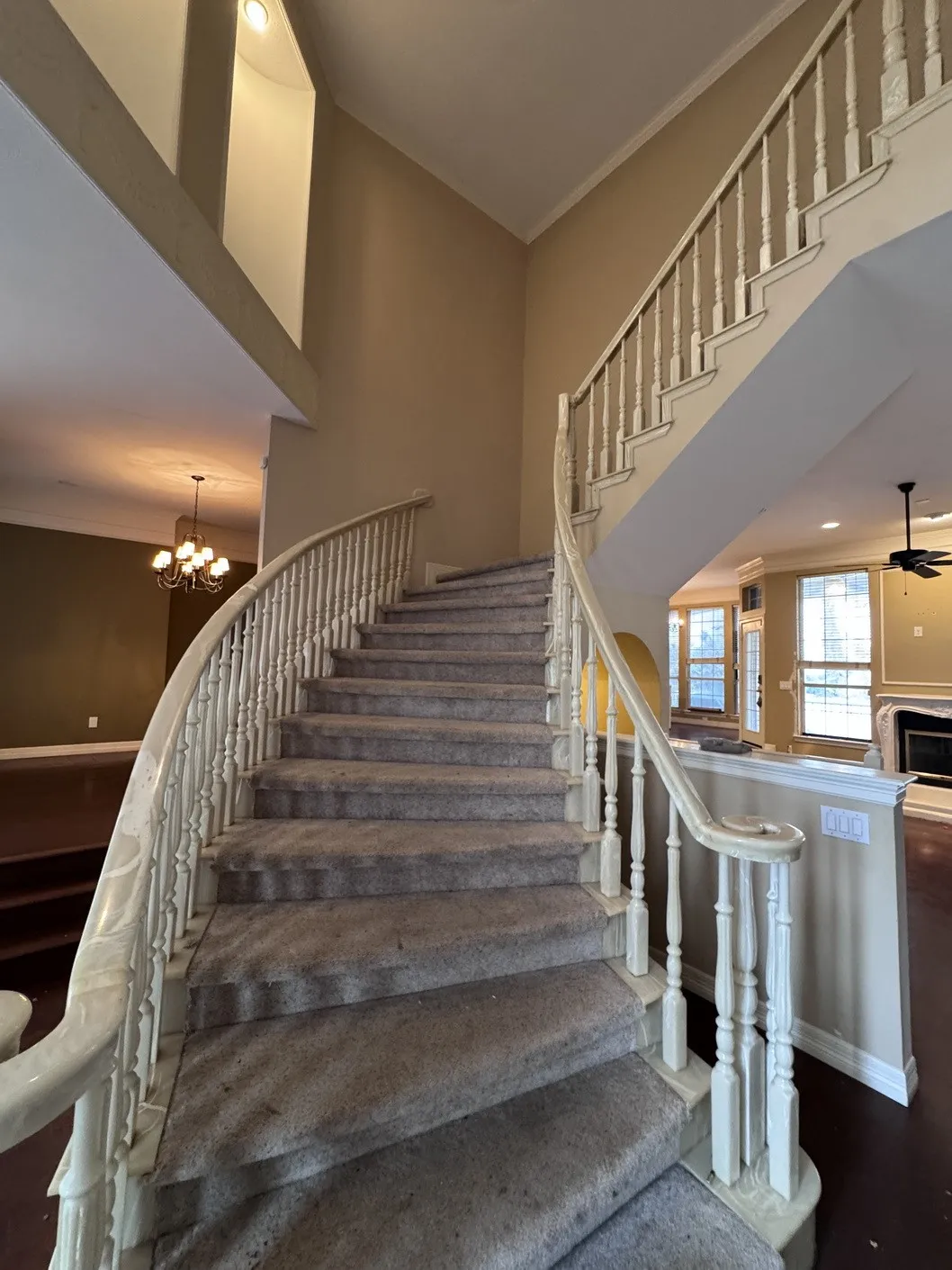 staircase to 2nd floor