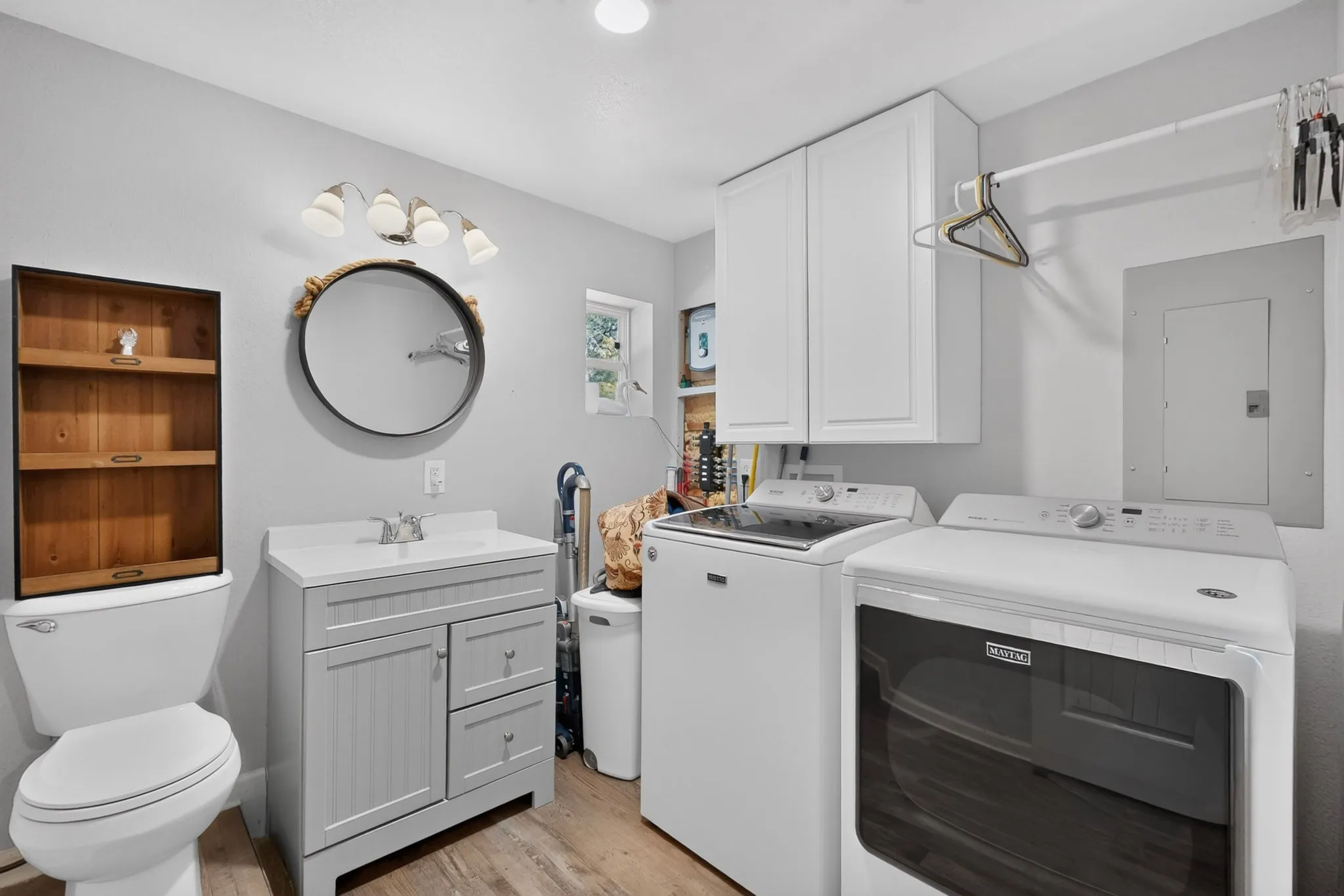 Guest Laundry Room with 1/2 Bath