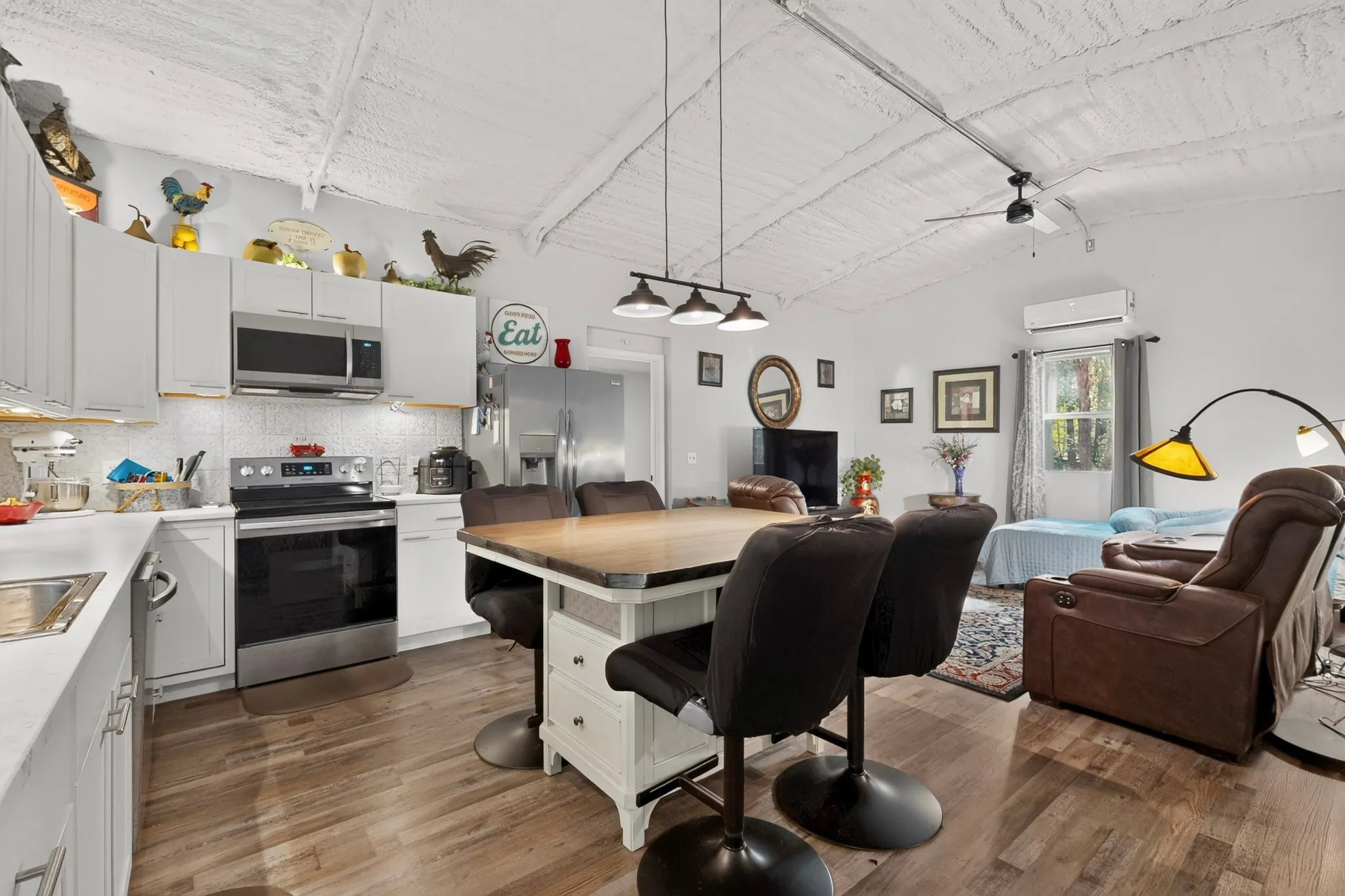 Guest Kitchen open to Living Area