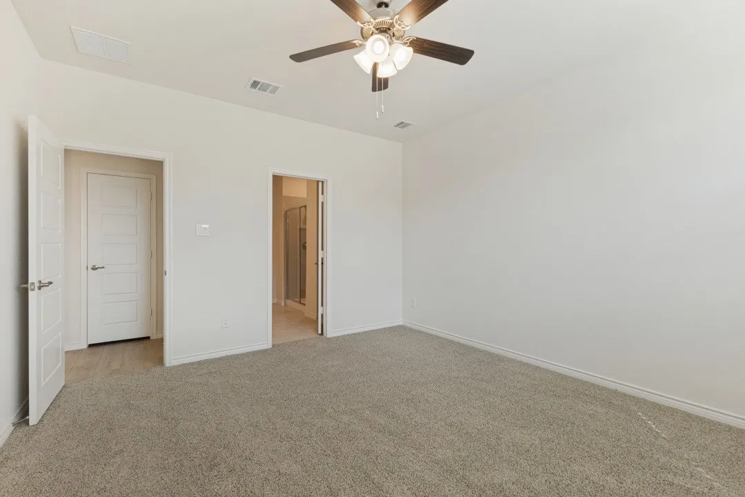 Primary bedroom on 1st level