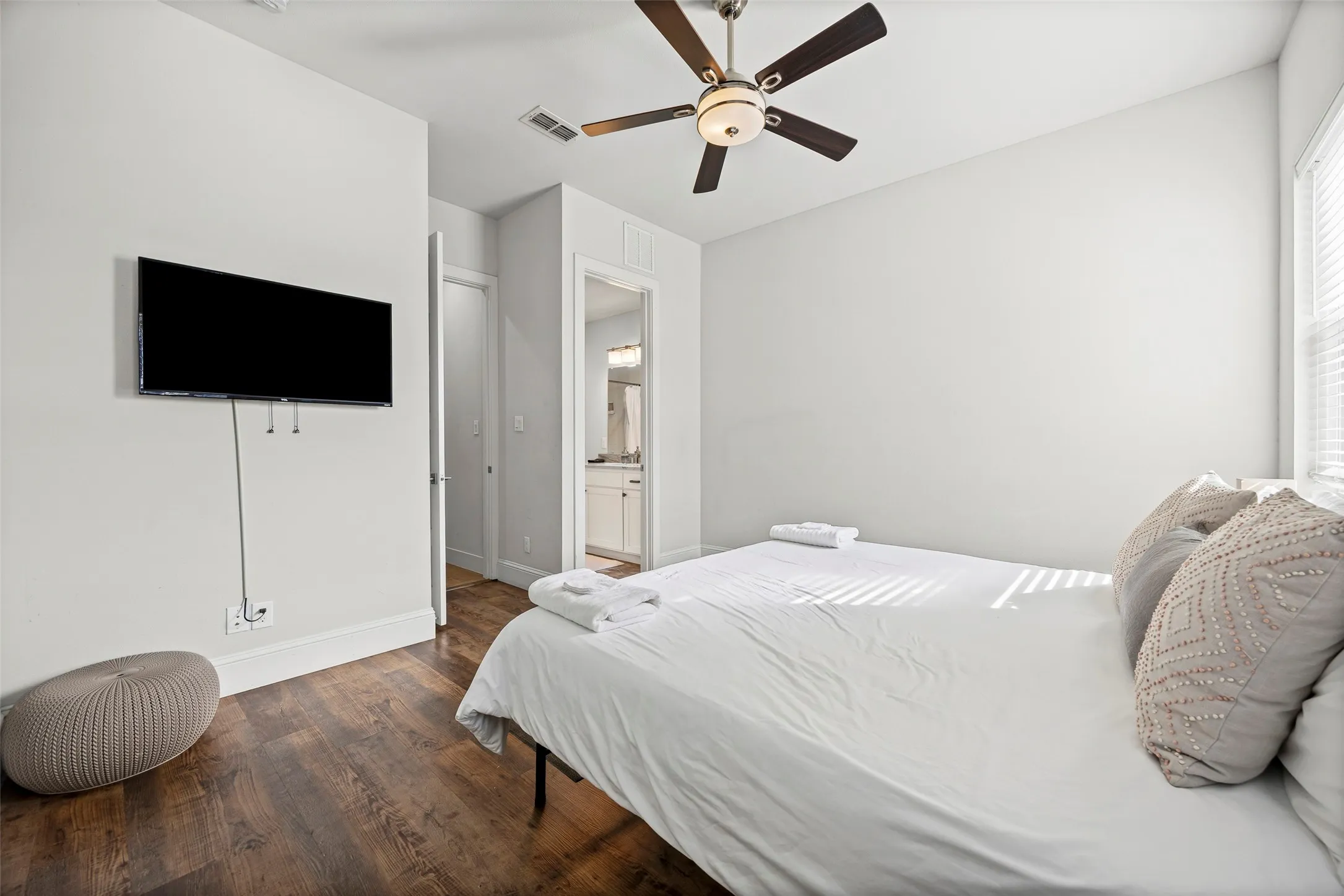 Bedroom #4 has an en-suite bath