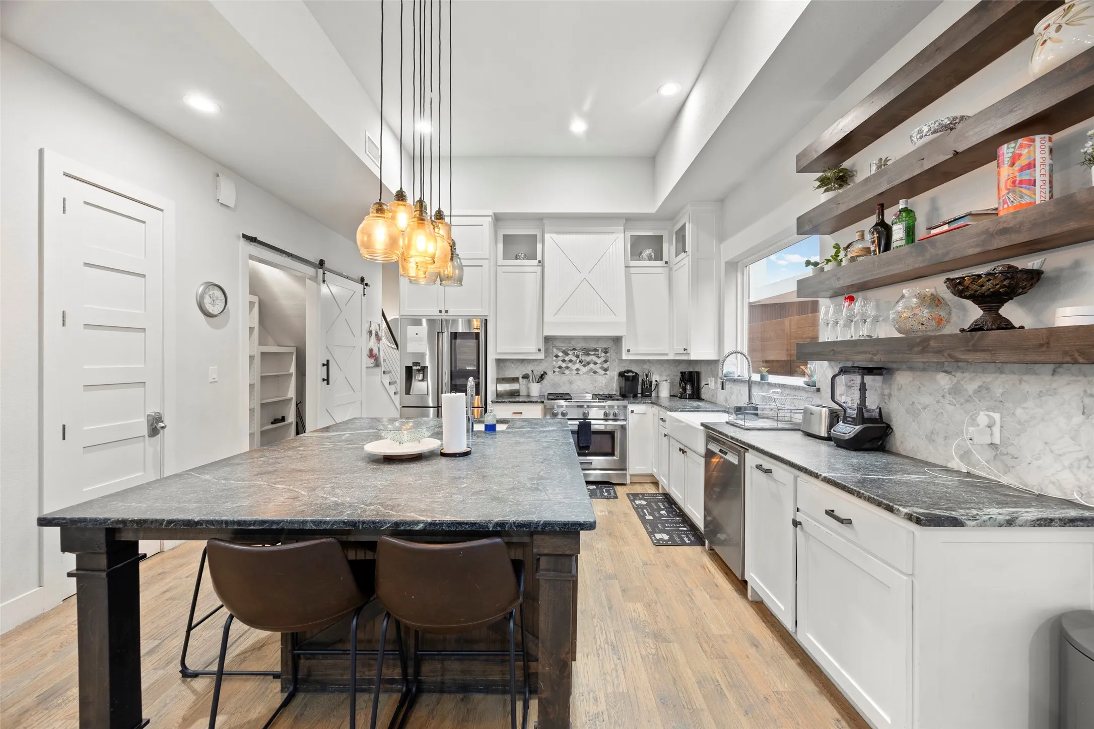 The kitchen is an entertainer's dream!