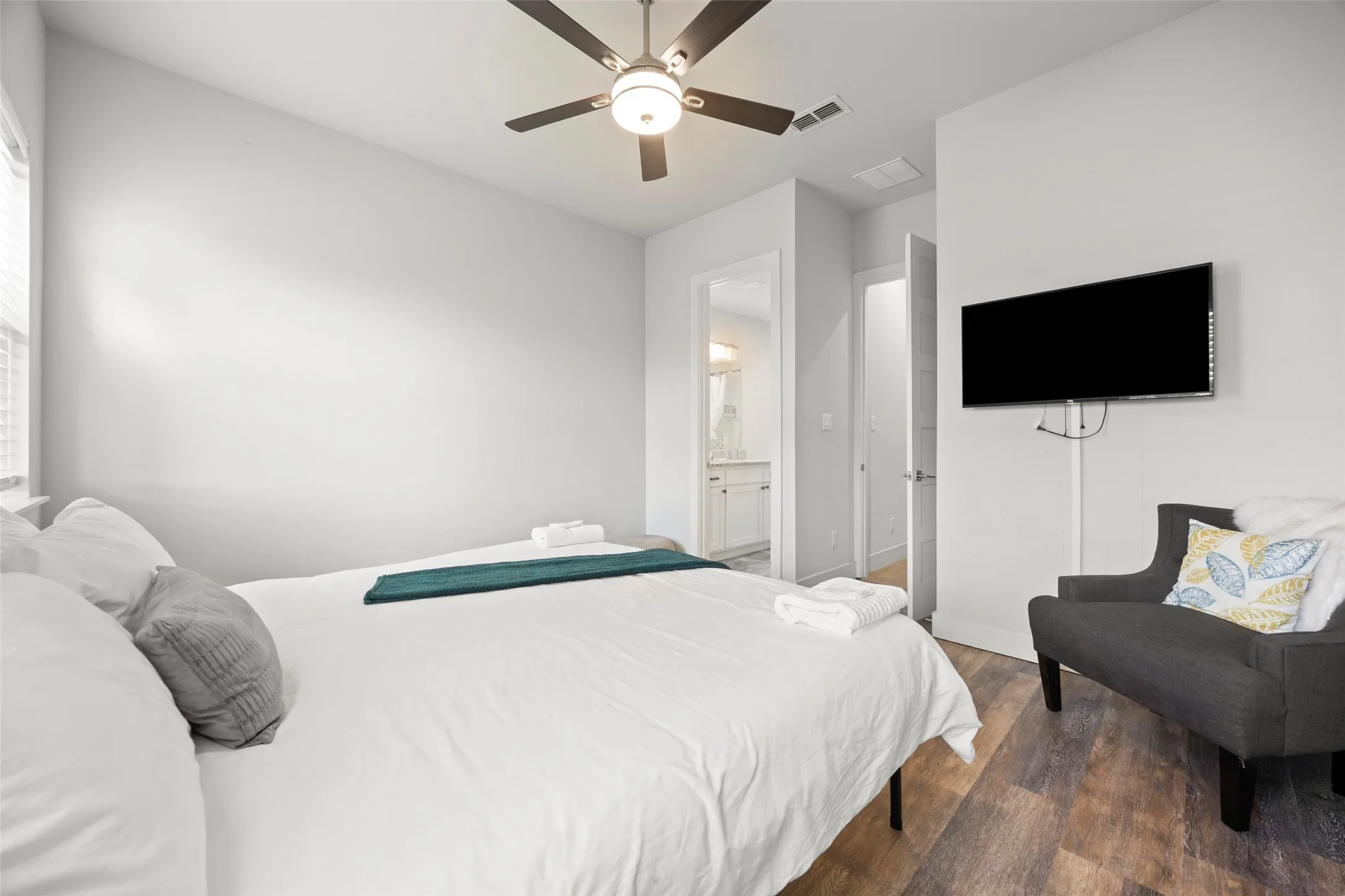 Bedroom #4 has an en-suite bath