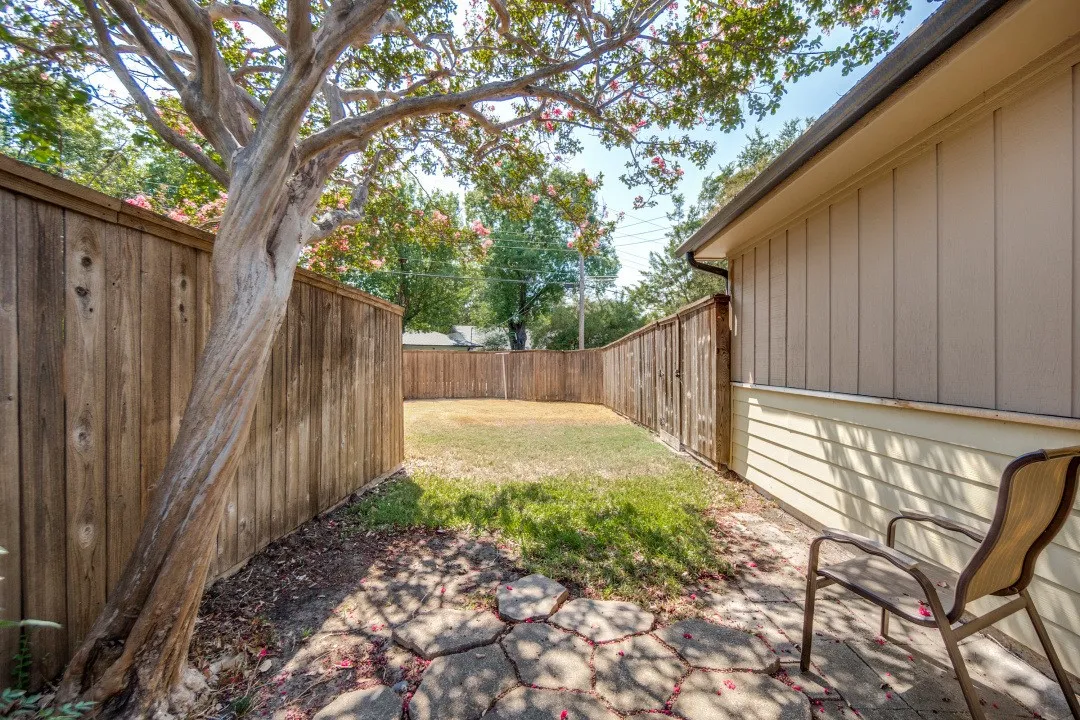 2nd backyard is great for kids & pets and can be closed off easily.