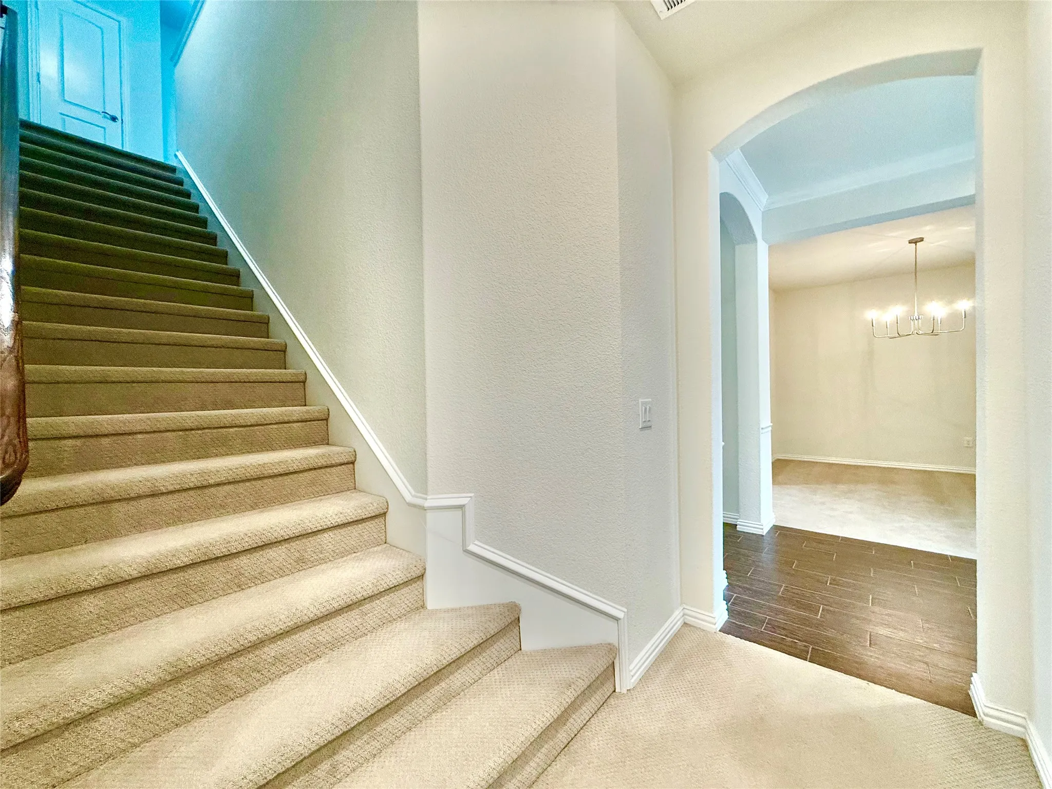 Stairs leading to the 2nd floor