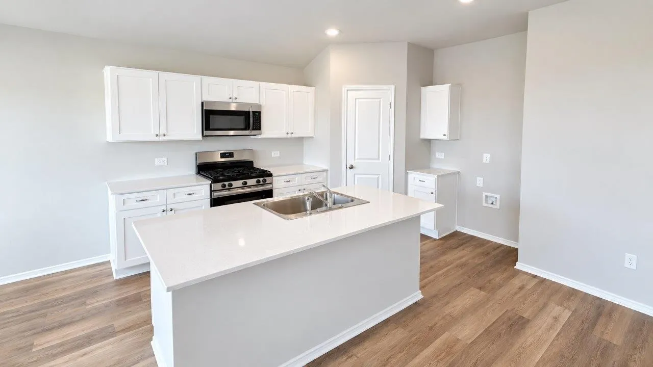 Kitchen - All Home and community information, including pricing, included features, terms, availability and amenities, are subject to change at any time without notice or obligation. All Drawings, pictures, photographs, video, square footages, floor plans, elevations, features, colors and sizes are approximate for illustration purposes only and will vary from the homes as built.