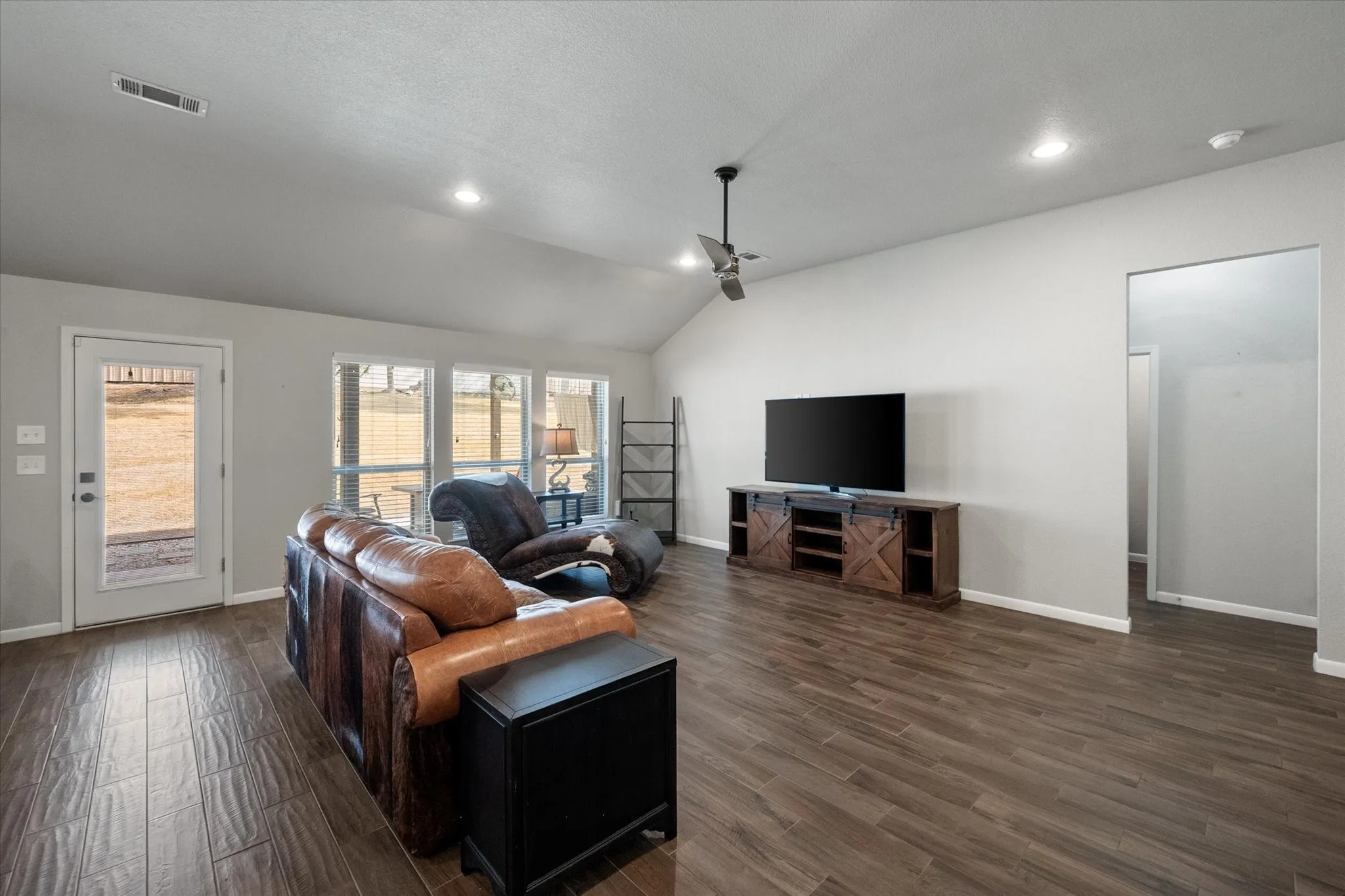 Wood look tile makes for practical living