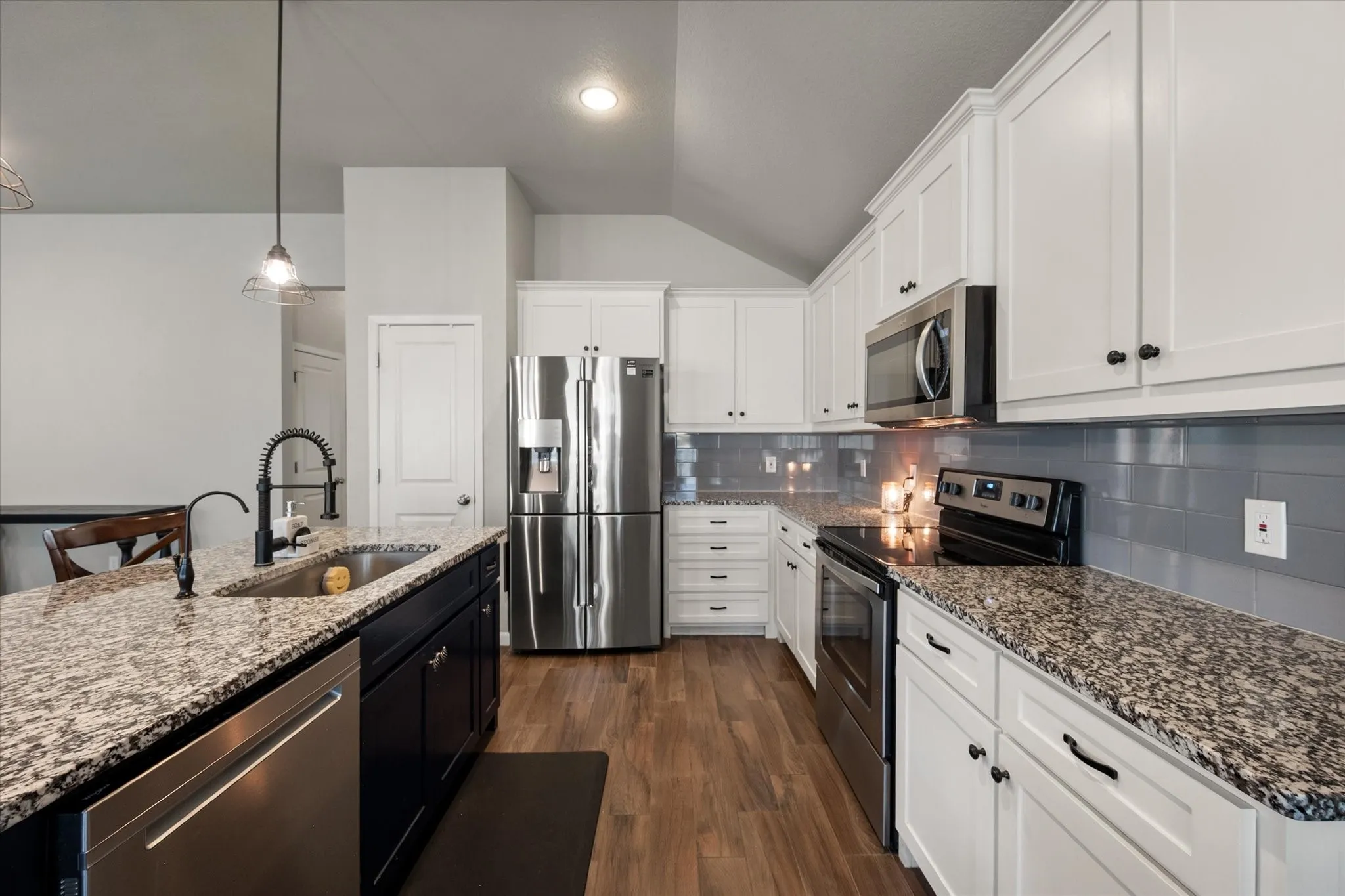 Plenty of counter space for food preparation