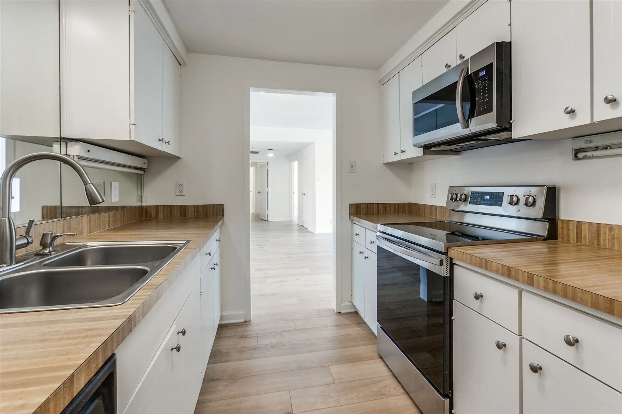 Newer range and microwave