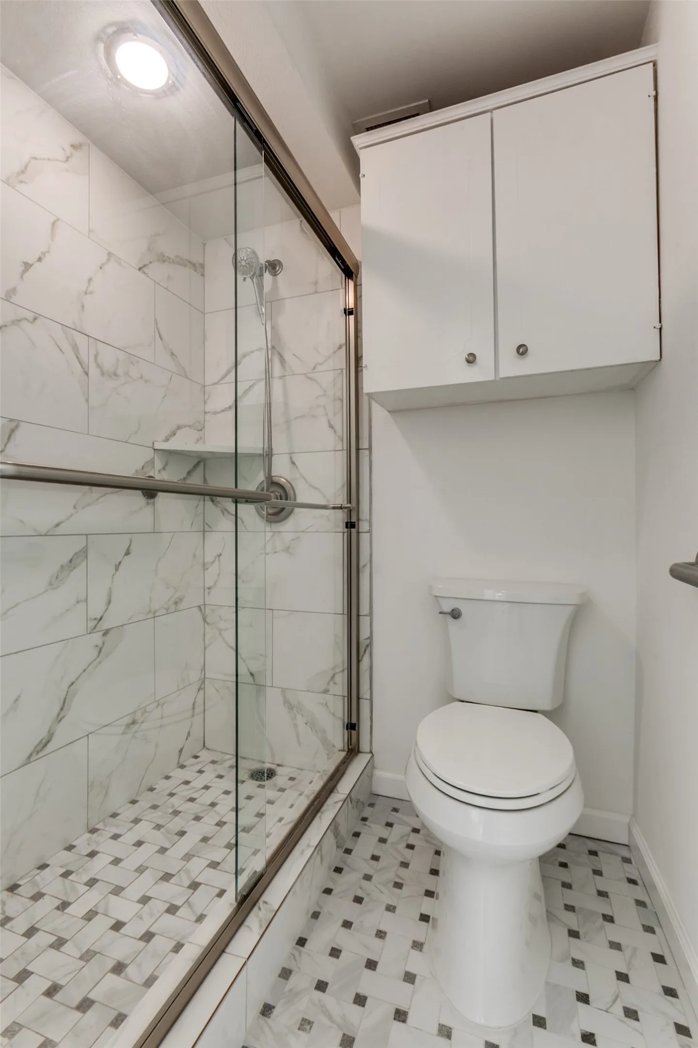 Primary bath walk-in shower