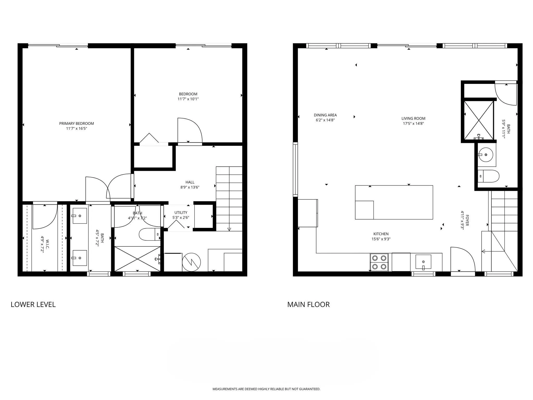 Two Bedrooms and Two Full Baths in a Thoughtfully Designed Layout