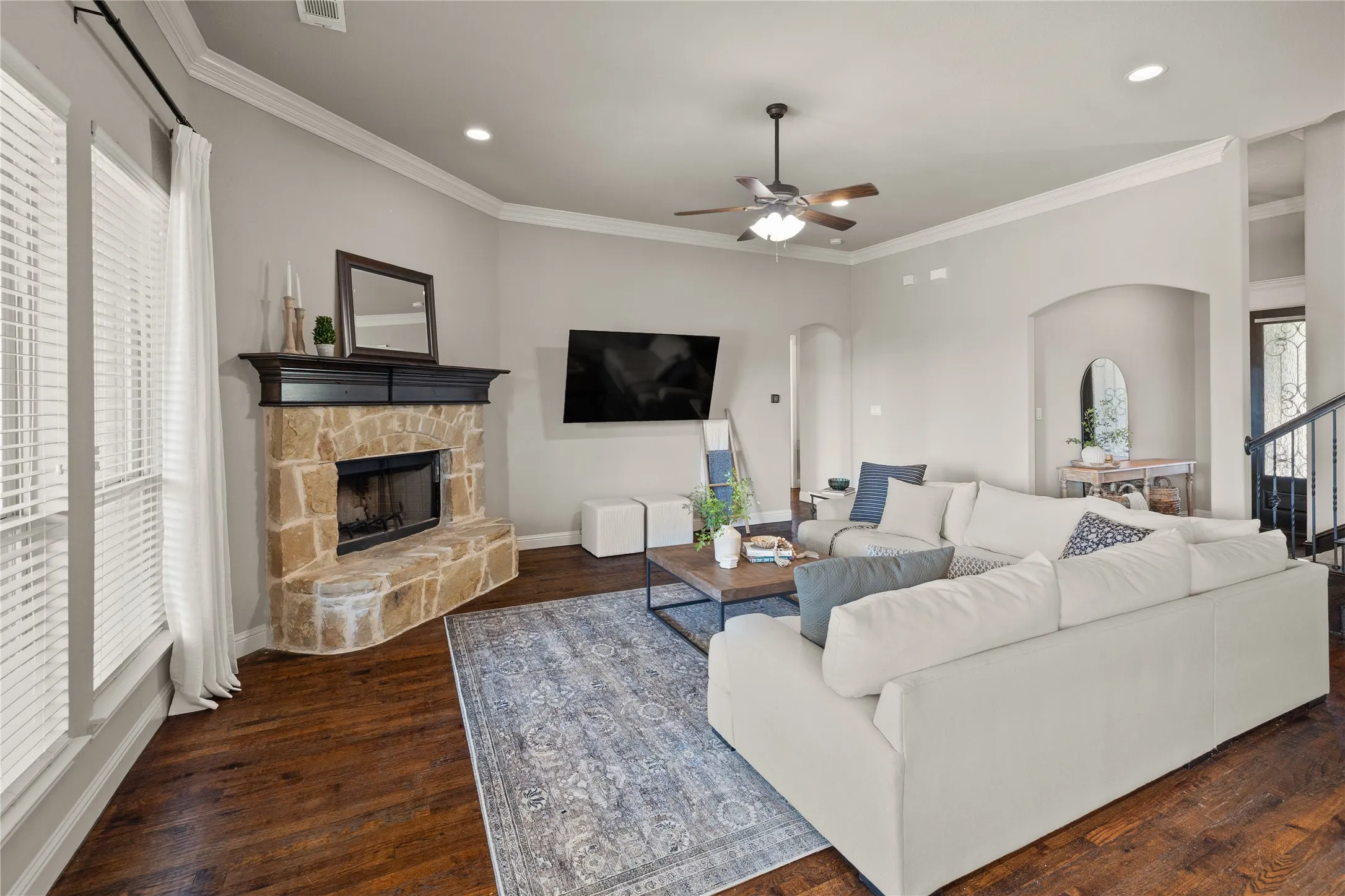 Stone Fireplace gas starter