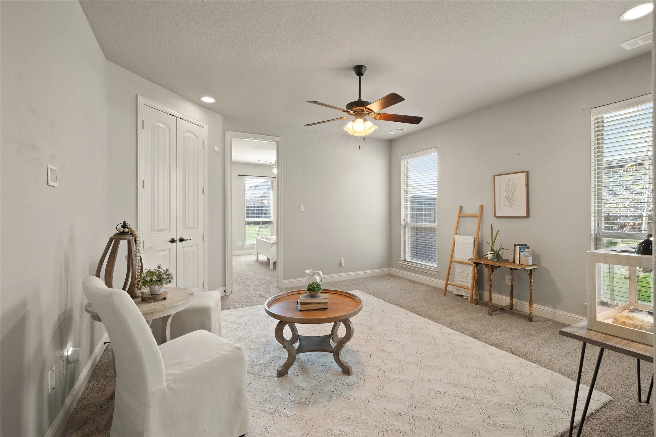 Second living room leading to the private secondary Bedroom with its own ensuite Full Bath