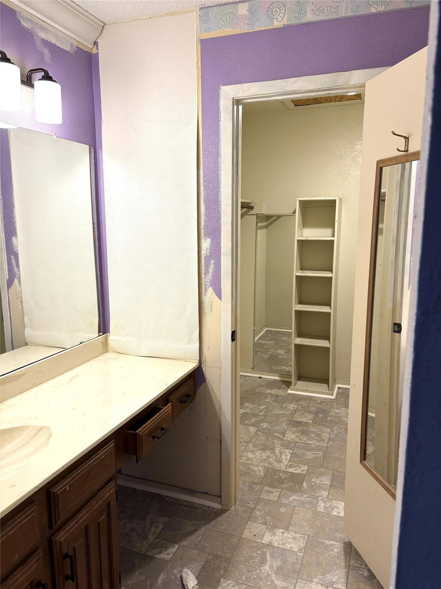 Primary Bath sink & closet