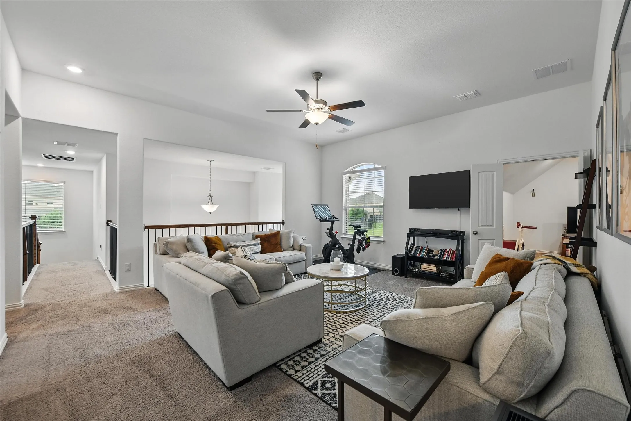 Upstairs living room