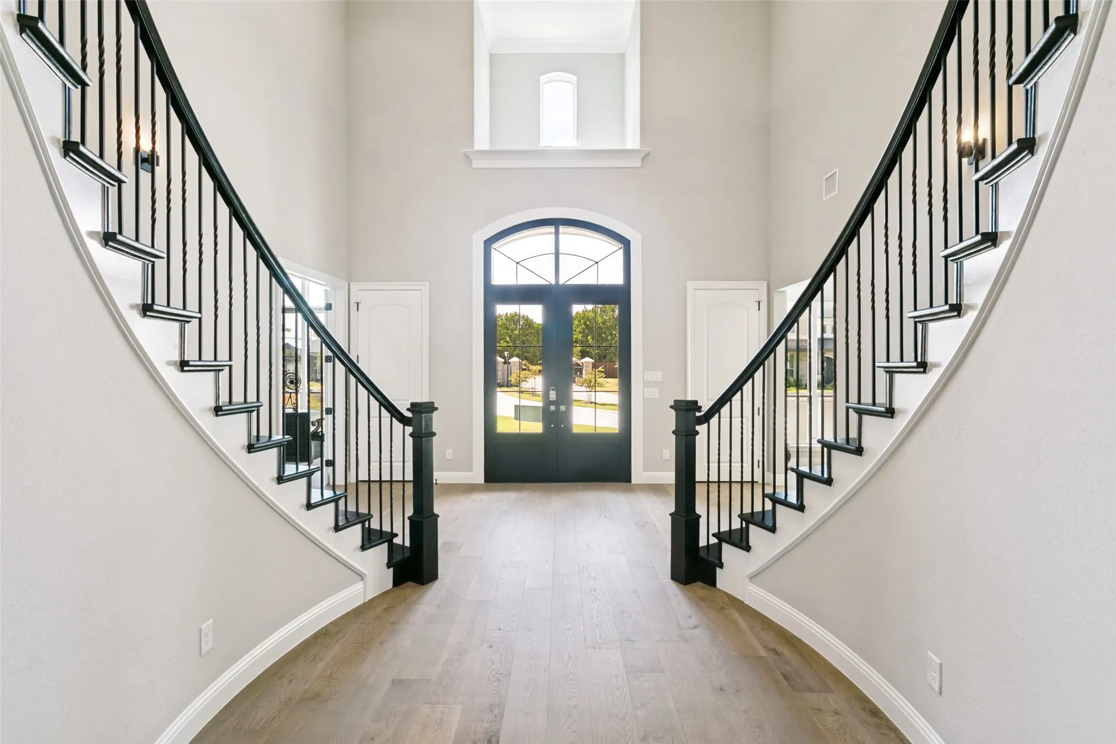Picture Perfect Dual Staircases.