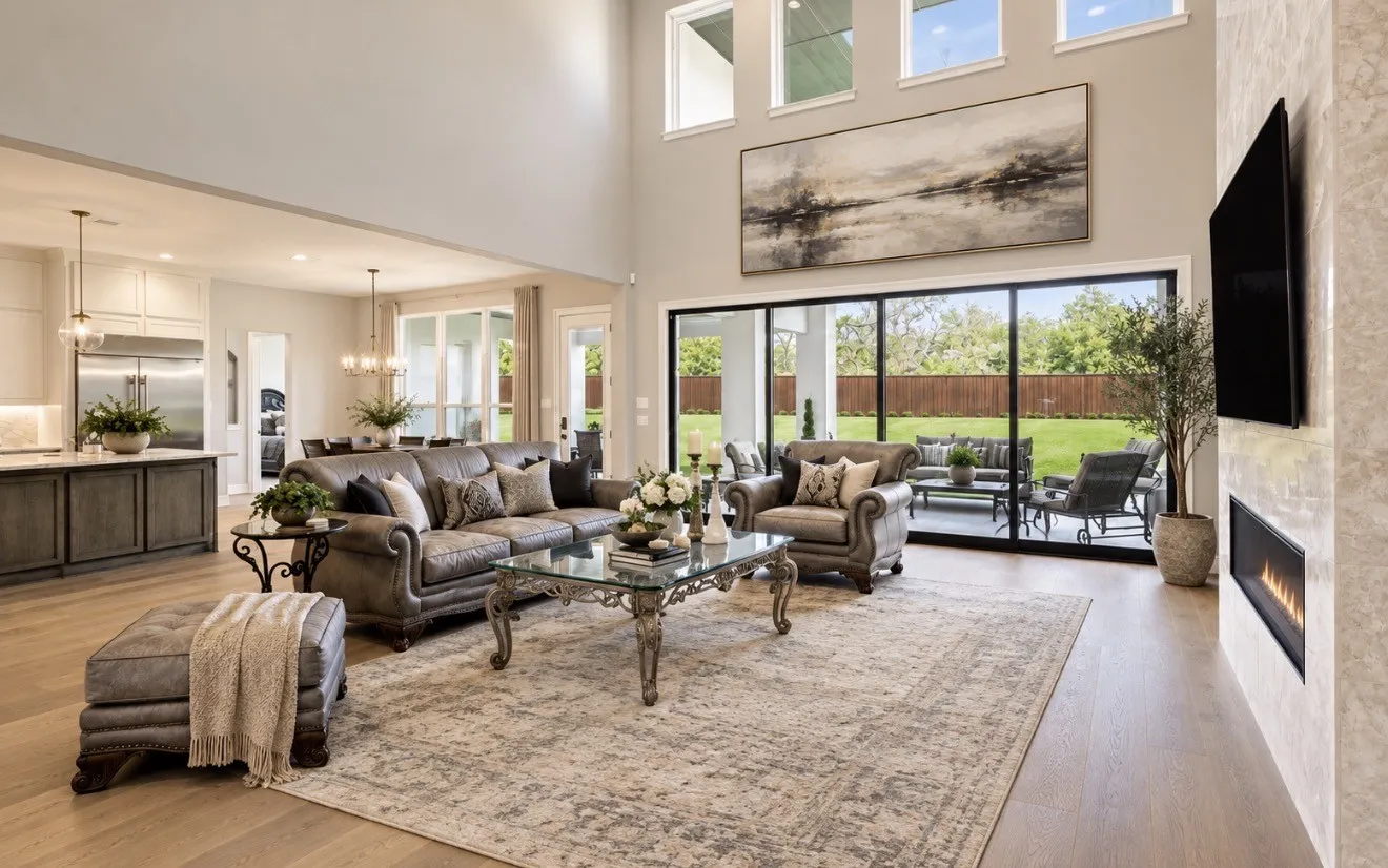 Relax in the Great Room. Virtually Staged.