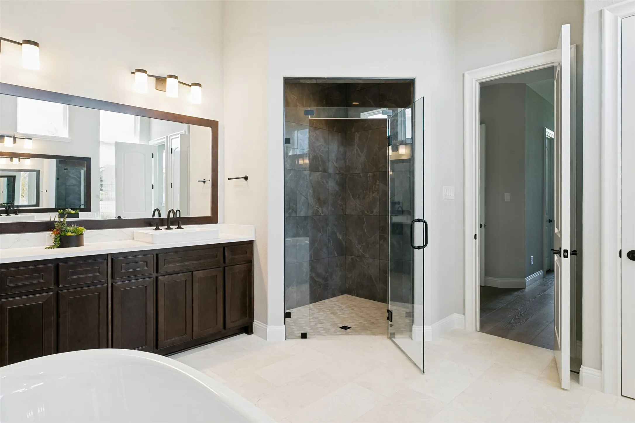 Primary Bathroom with Custom Finishes.