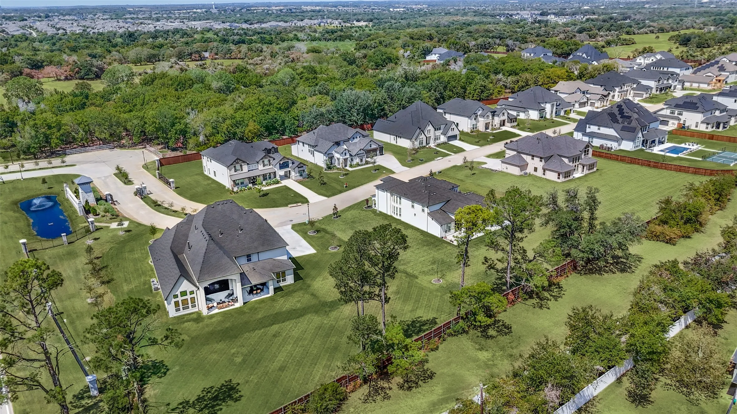 Ariel View of the Oversized, Beautiful Lot