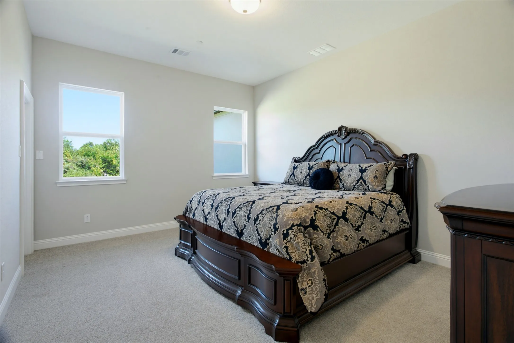 Upstairs Bedroom with Ensuite Full Bath.
