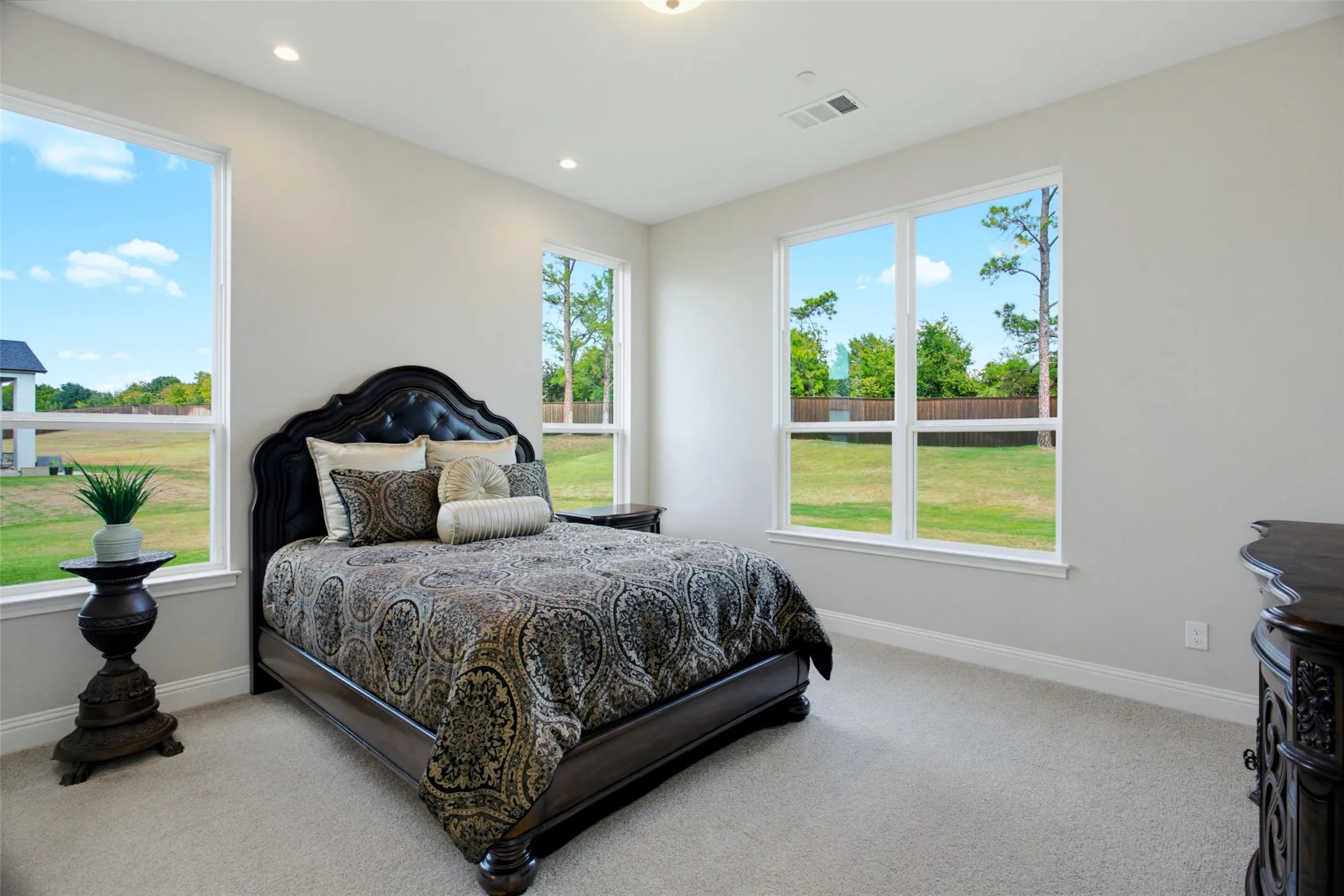 Downstairs 2nd Bedroom with Ensuite Full Bath.