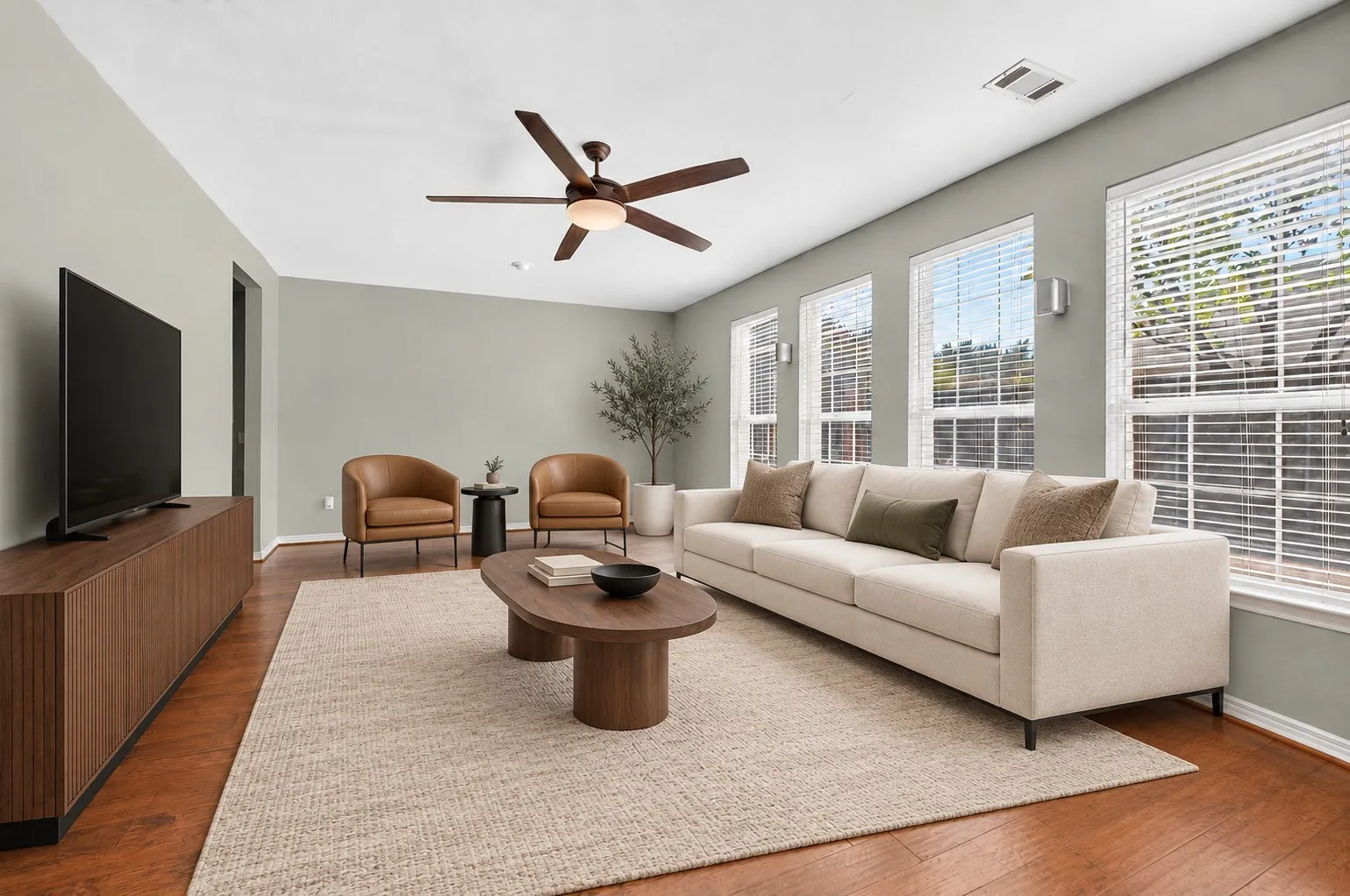 Virtually Staged -Living Room