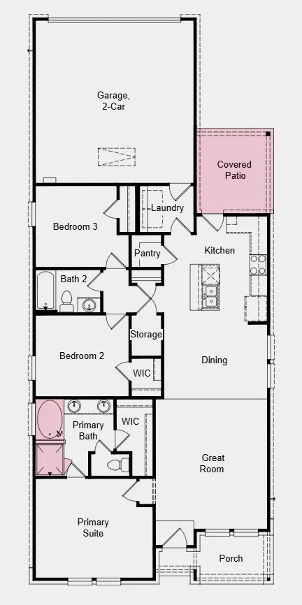 Additional Highlights Include: covered patio, plumbed for gas on the patio, gourmet kitchen, and upgraded front door.