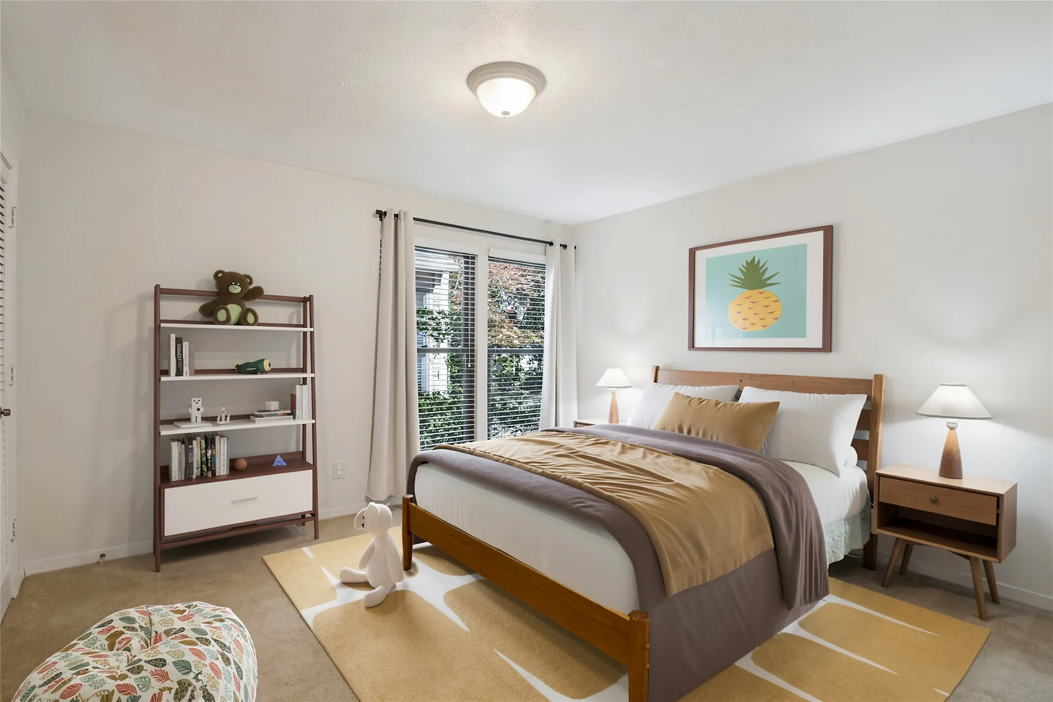Bedroom #4 is on the other side of the house, providing versatility to the floorplan.