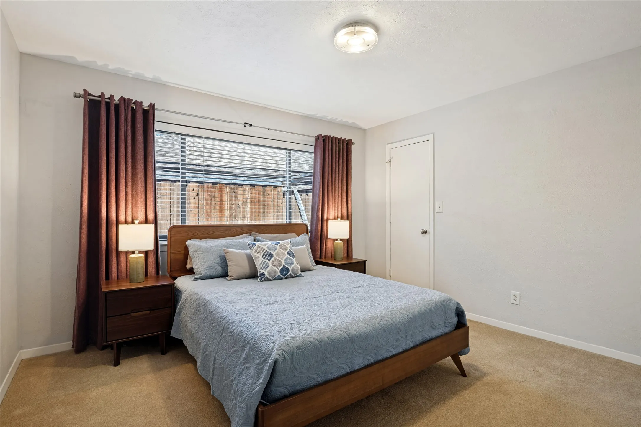 Bedroom #2 with walk-in closet.