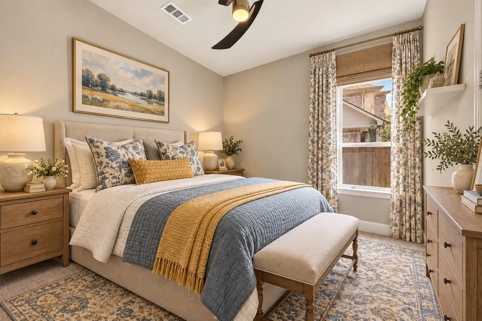 Virtually Staged - Downstairs Bedroom