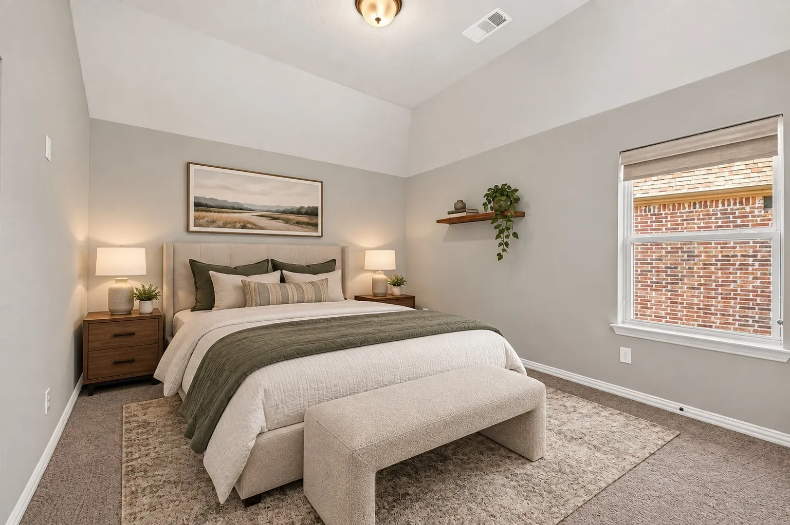Virtually Staged - Upstairs Bedroom