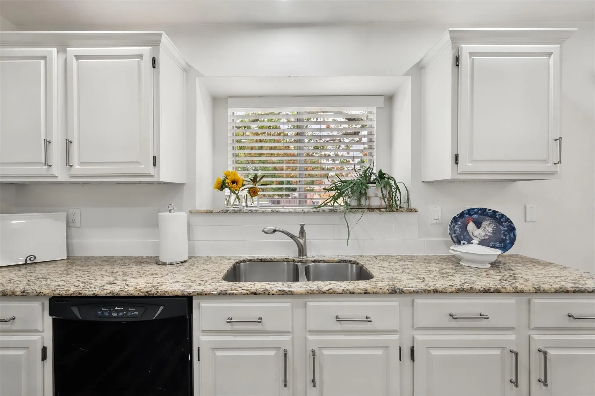 Enjoy the view as you cleanup.