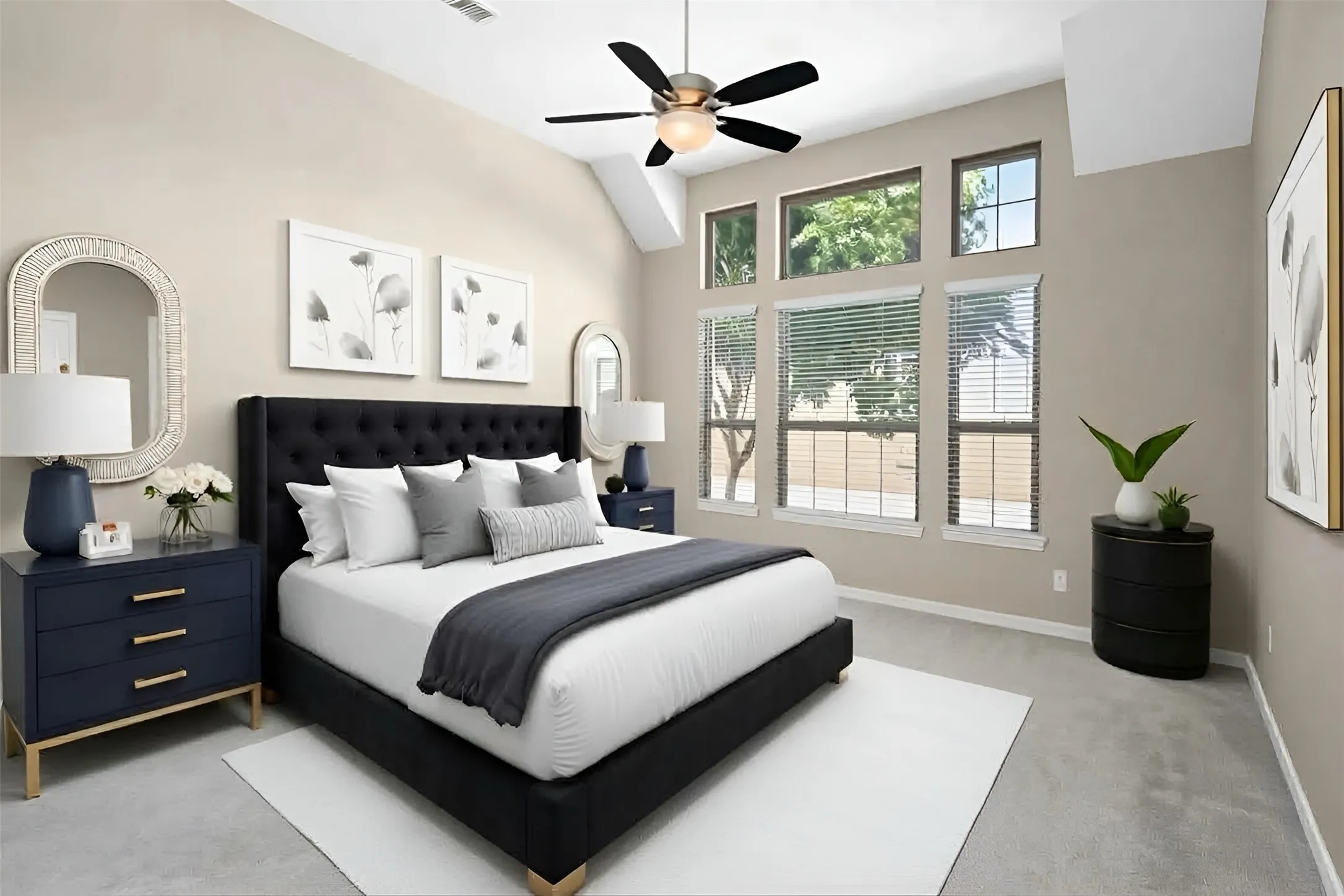 Primary Bedroom Downstairs | Virtually Staged