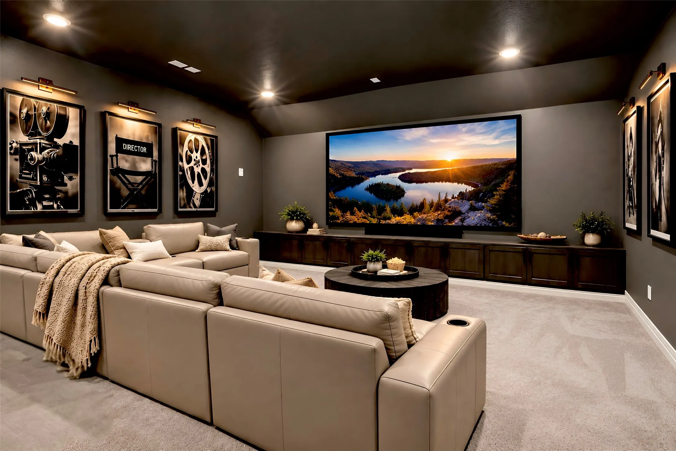 Media Room | Virtually Staged