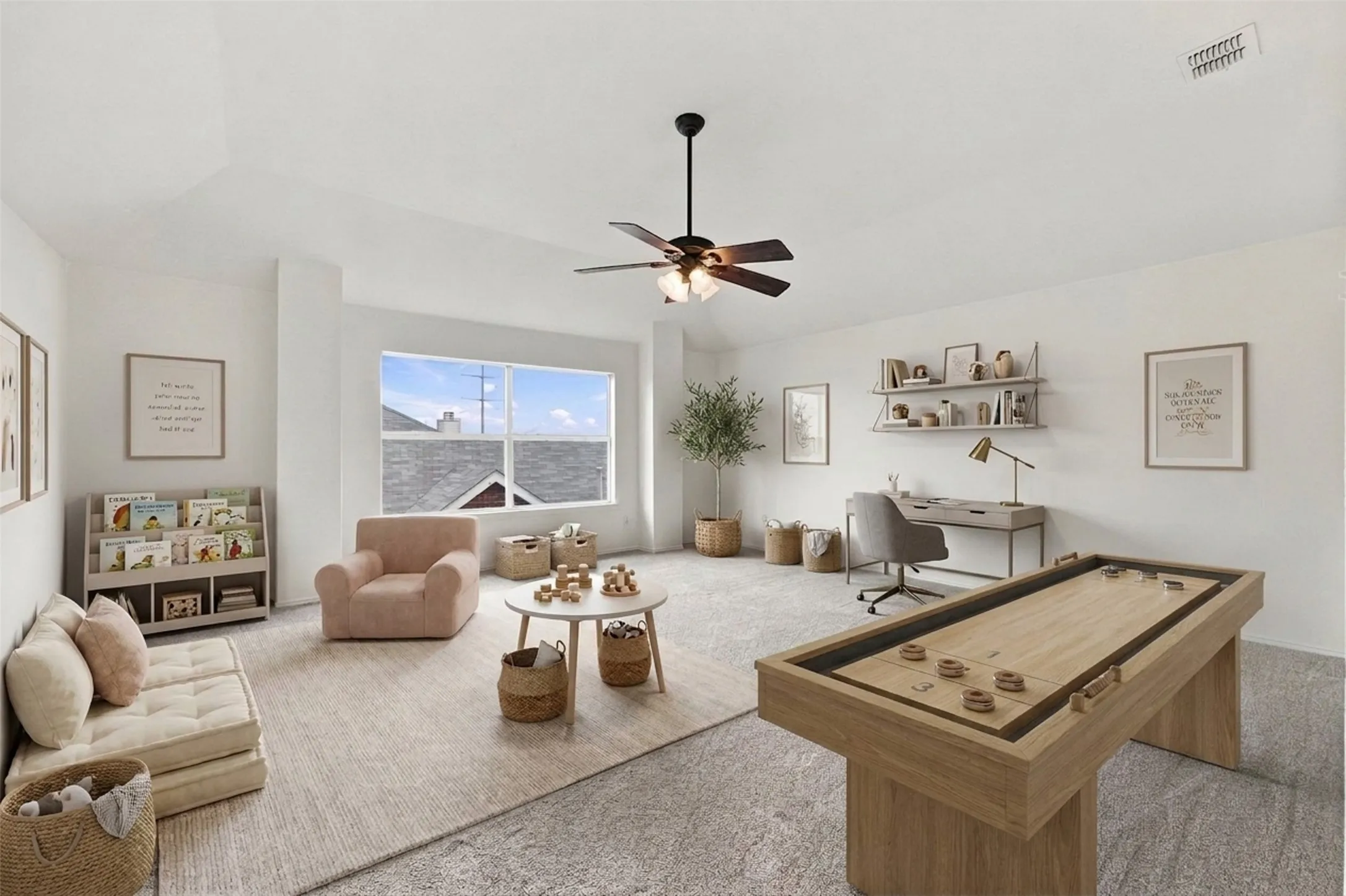 Virtually Staged Bonus Room