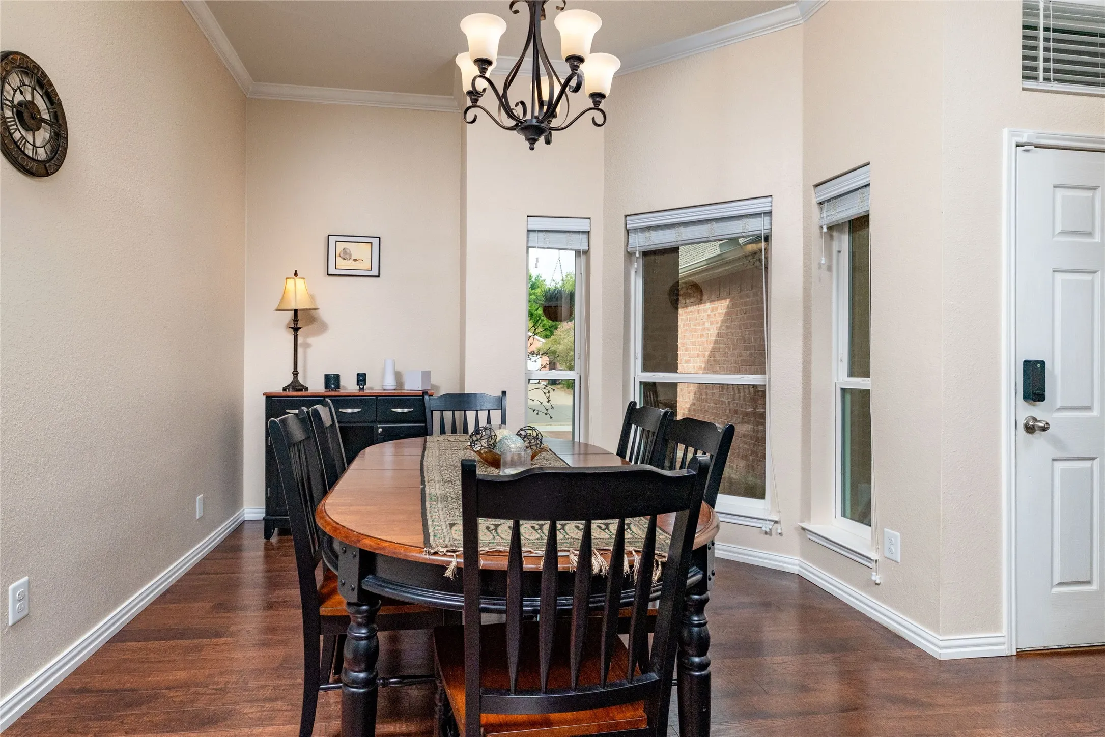 Dining room and front