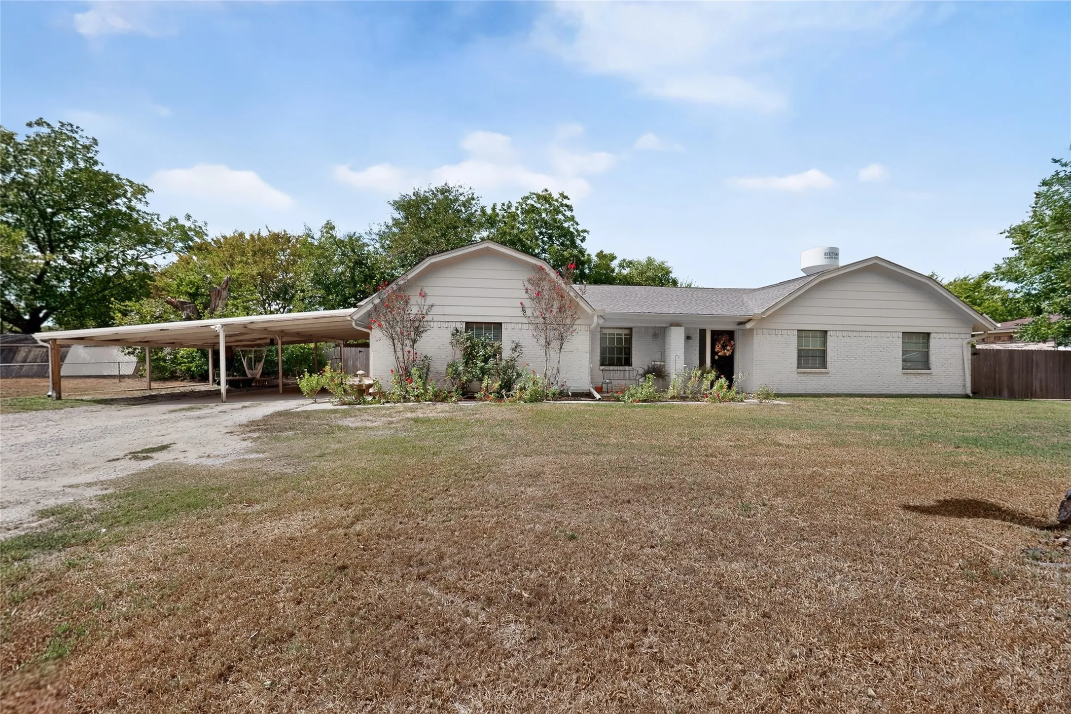 This 2,355 square foot property sits on just under 1 acre in beautiful Burleson, Texas.